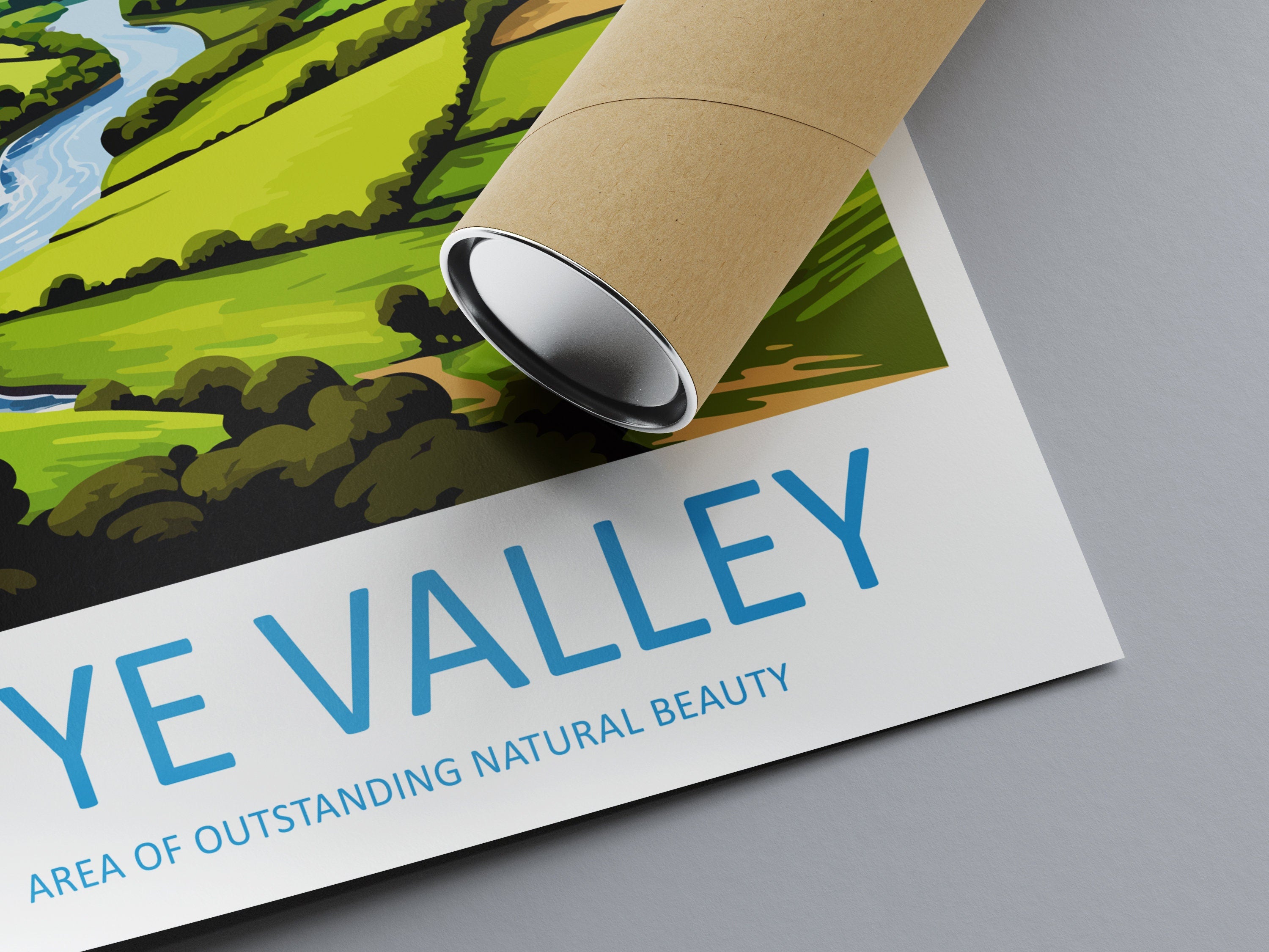 Wye Valley Travel Print