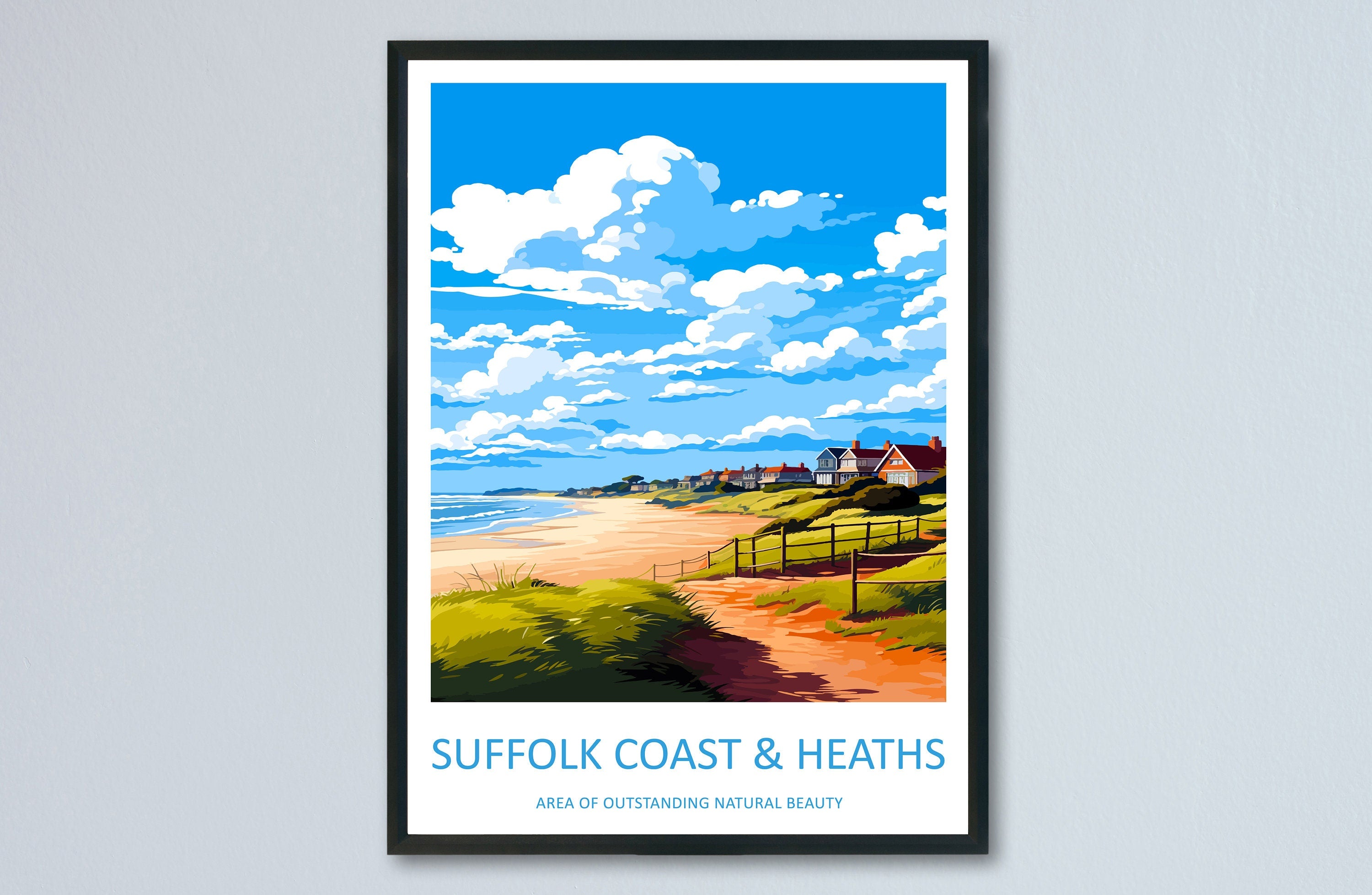 Suffolk Coast Heaths Travel Print