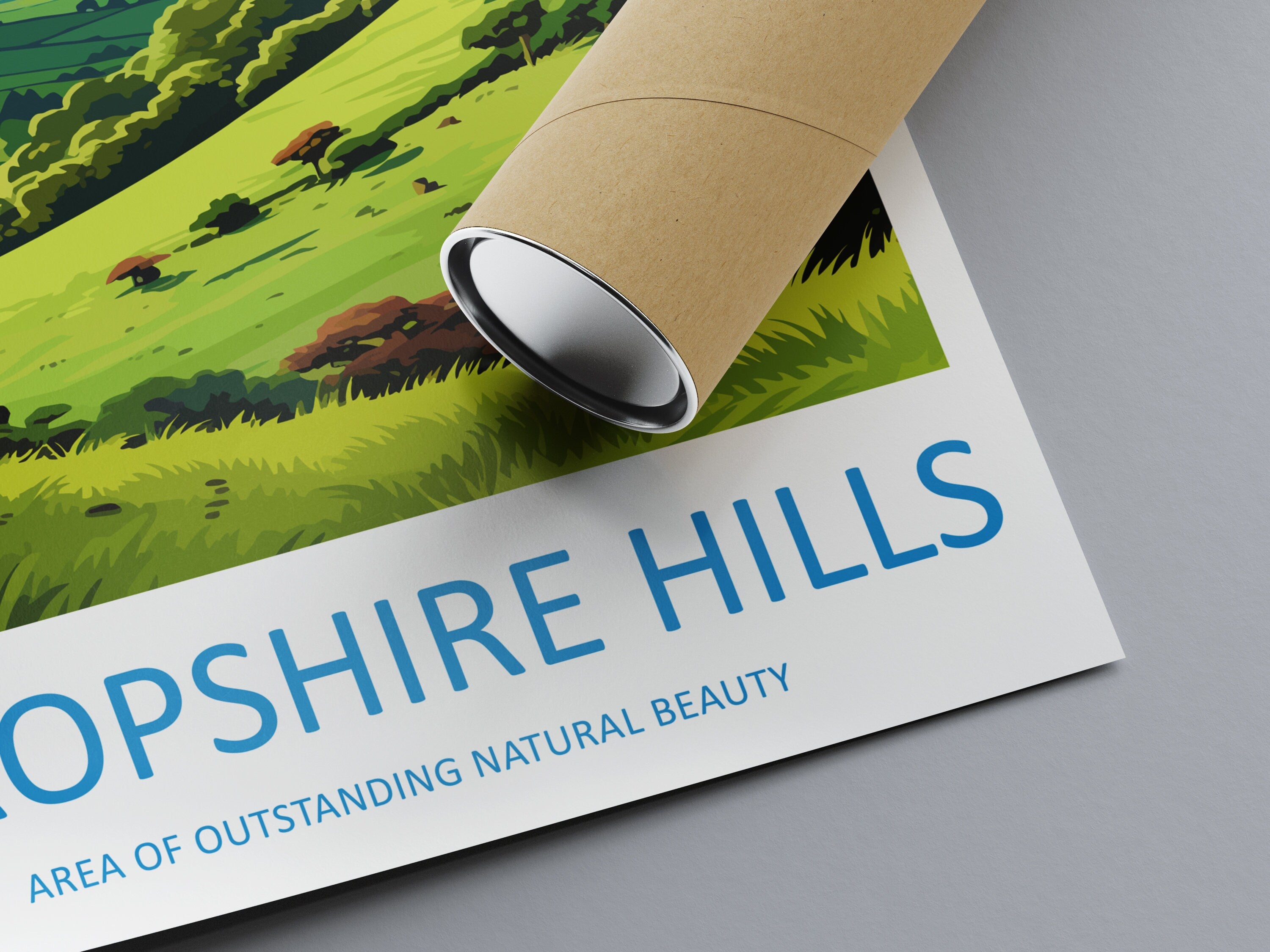 Shropshire Hills Travel Print