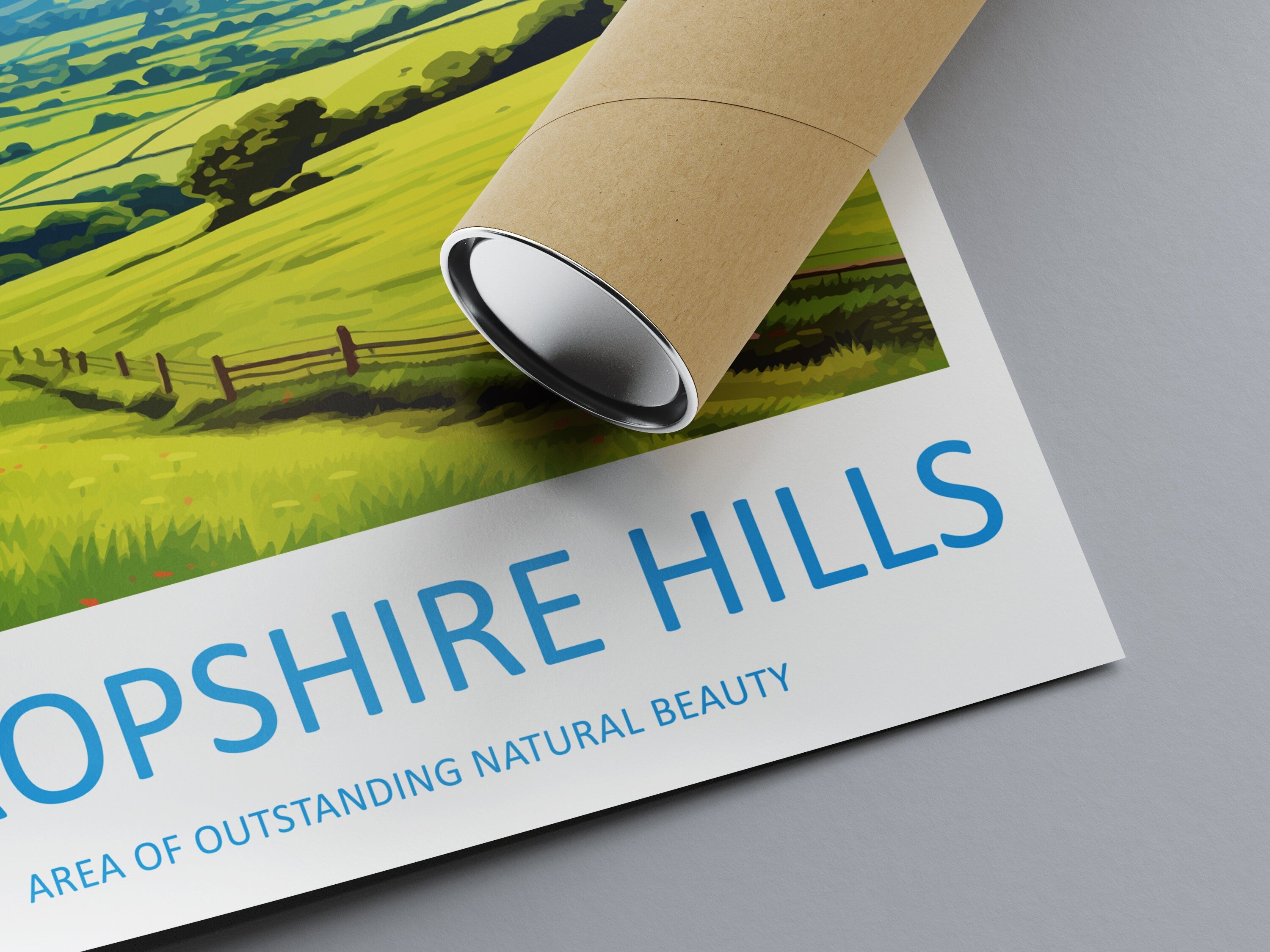 Shropshire Hills Travel Print