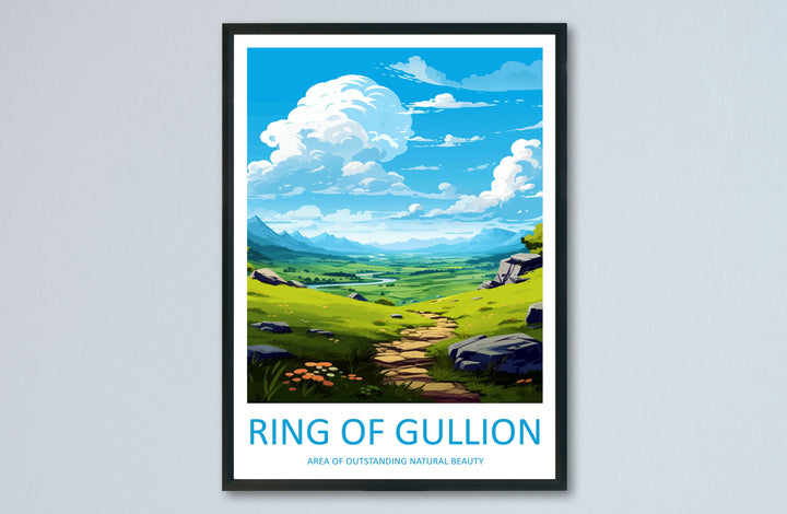 Ring Of Gullion Travel Print Wall Art Ring Of Gullion Wall Hanging Home Decor Ring Of Gullion Gift Art Lovers Wall Art AONB Wall Print