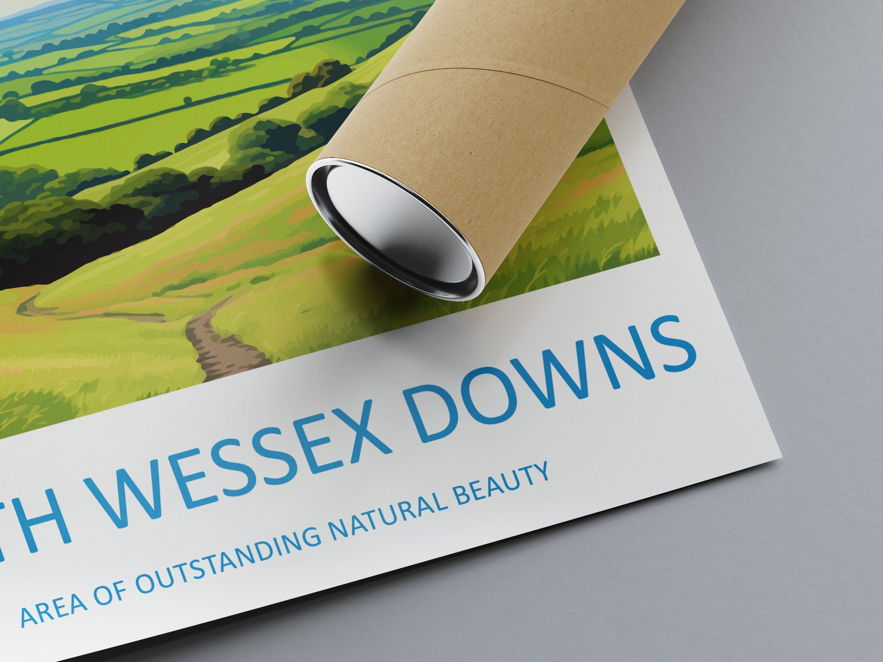 North Wessex Downs Travel Print