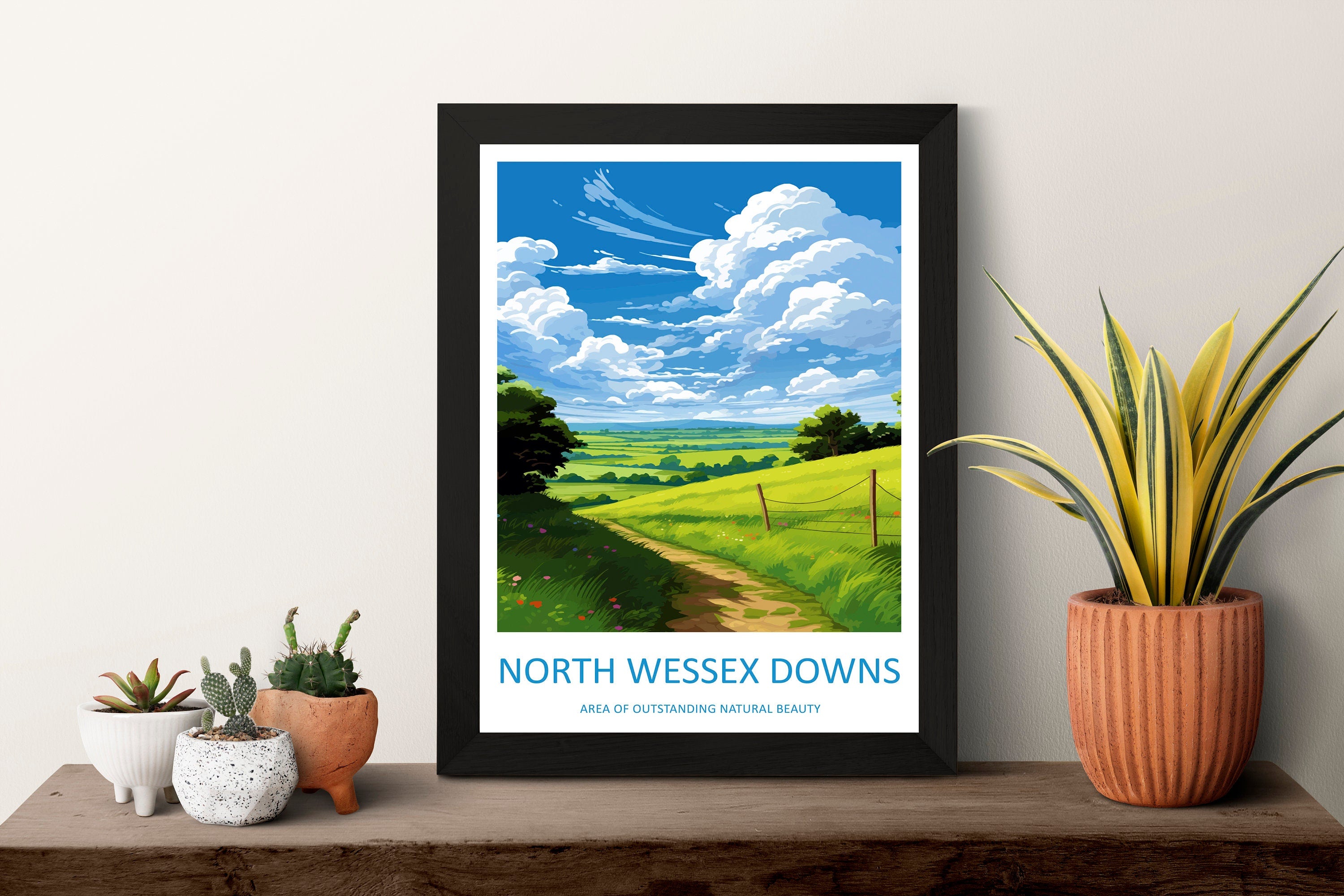 North Wessex Downs Travel Print