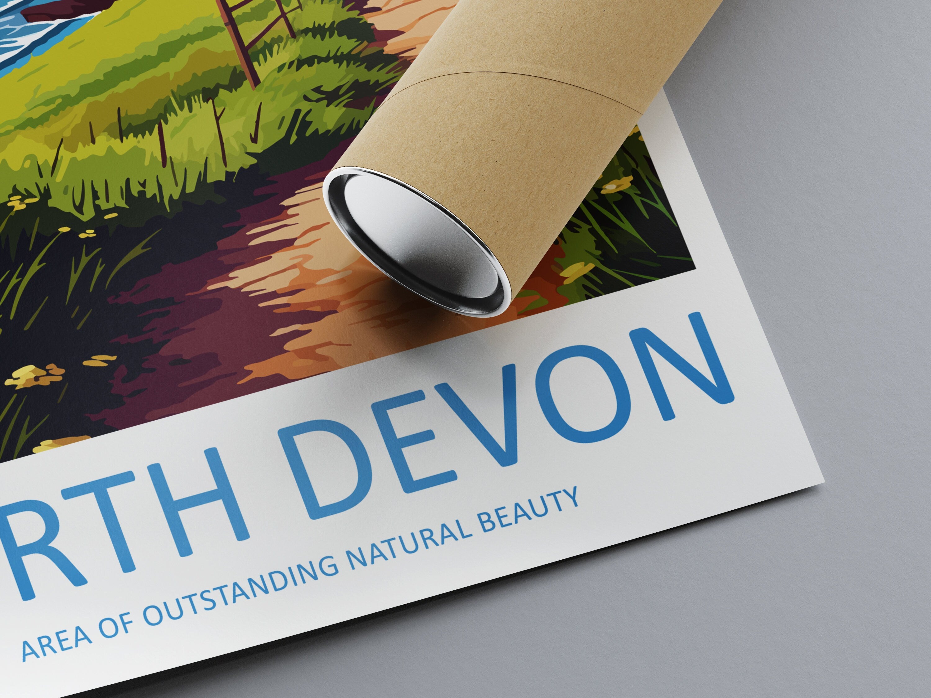 North Devon Travel Print