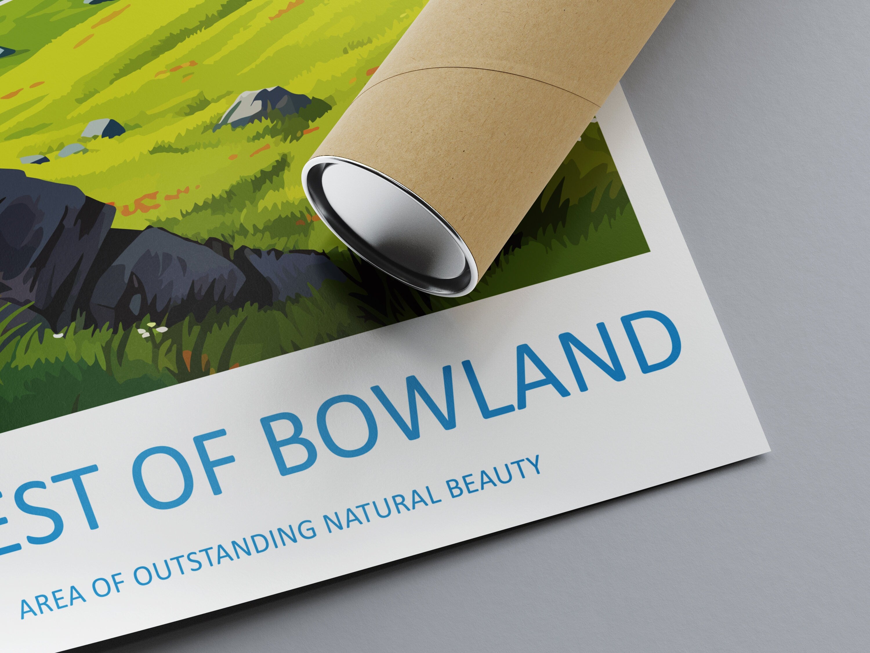 Forest Of Bowland Travel Print