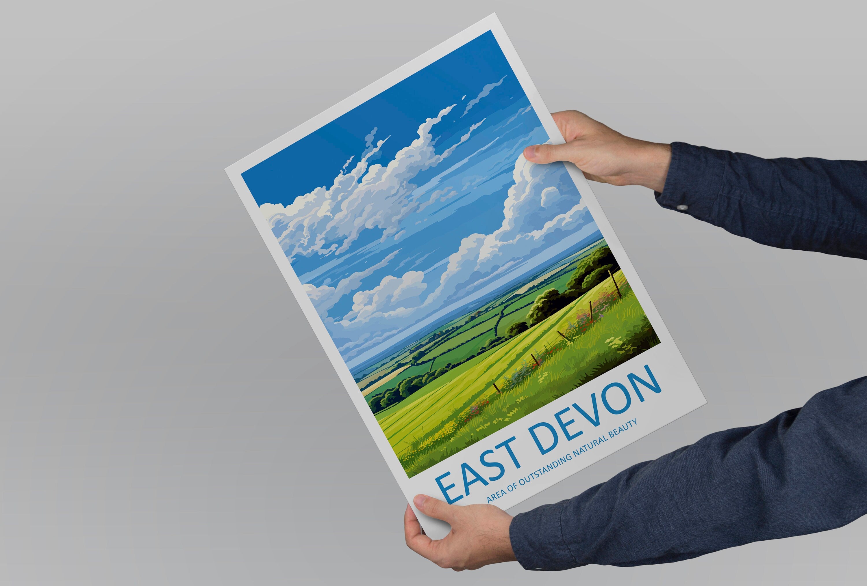 East Devon Travel Print