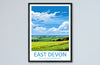 East Devon Travel Print