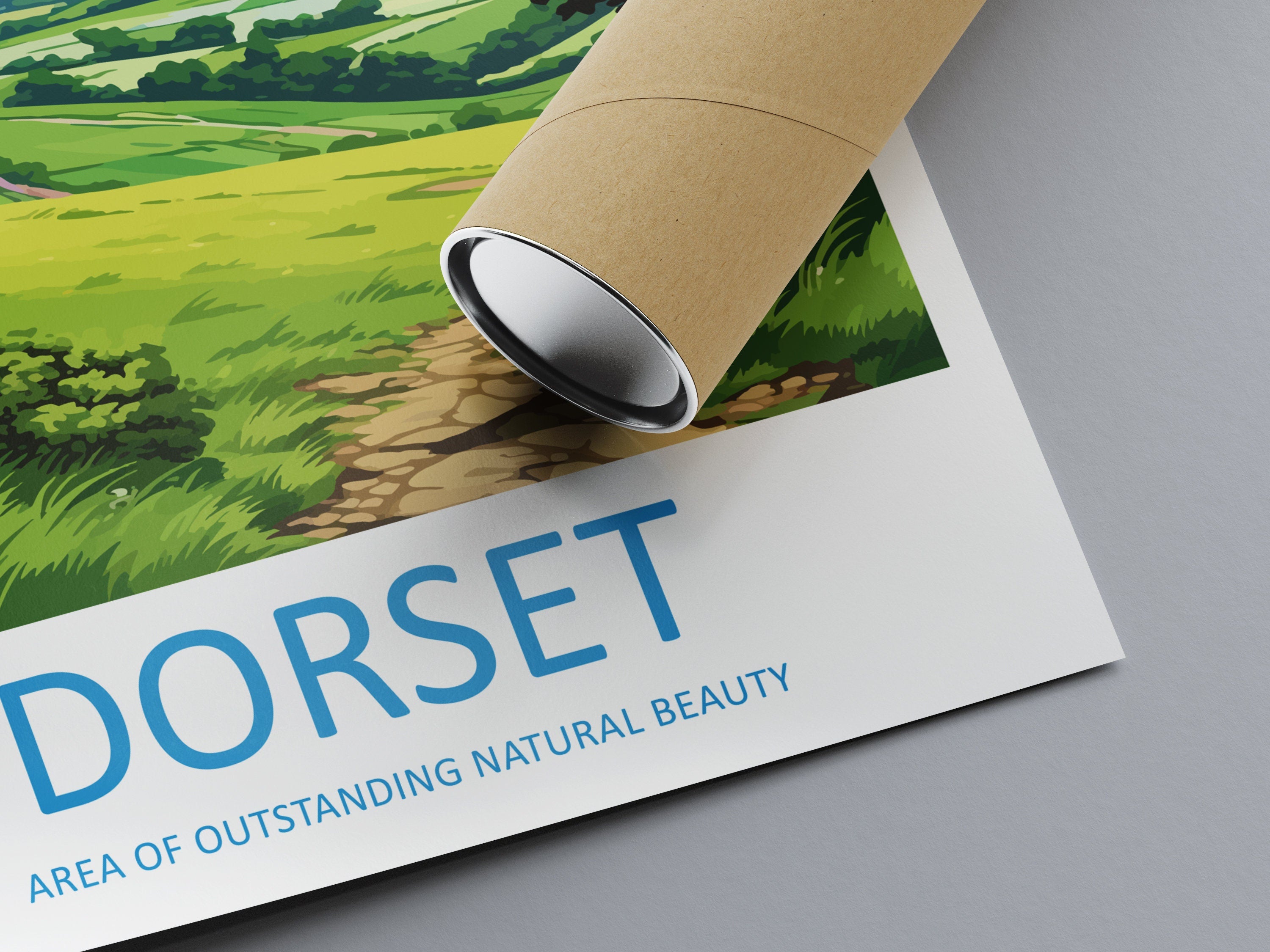 Dorset Travel Print