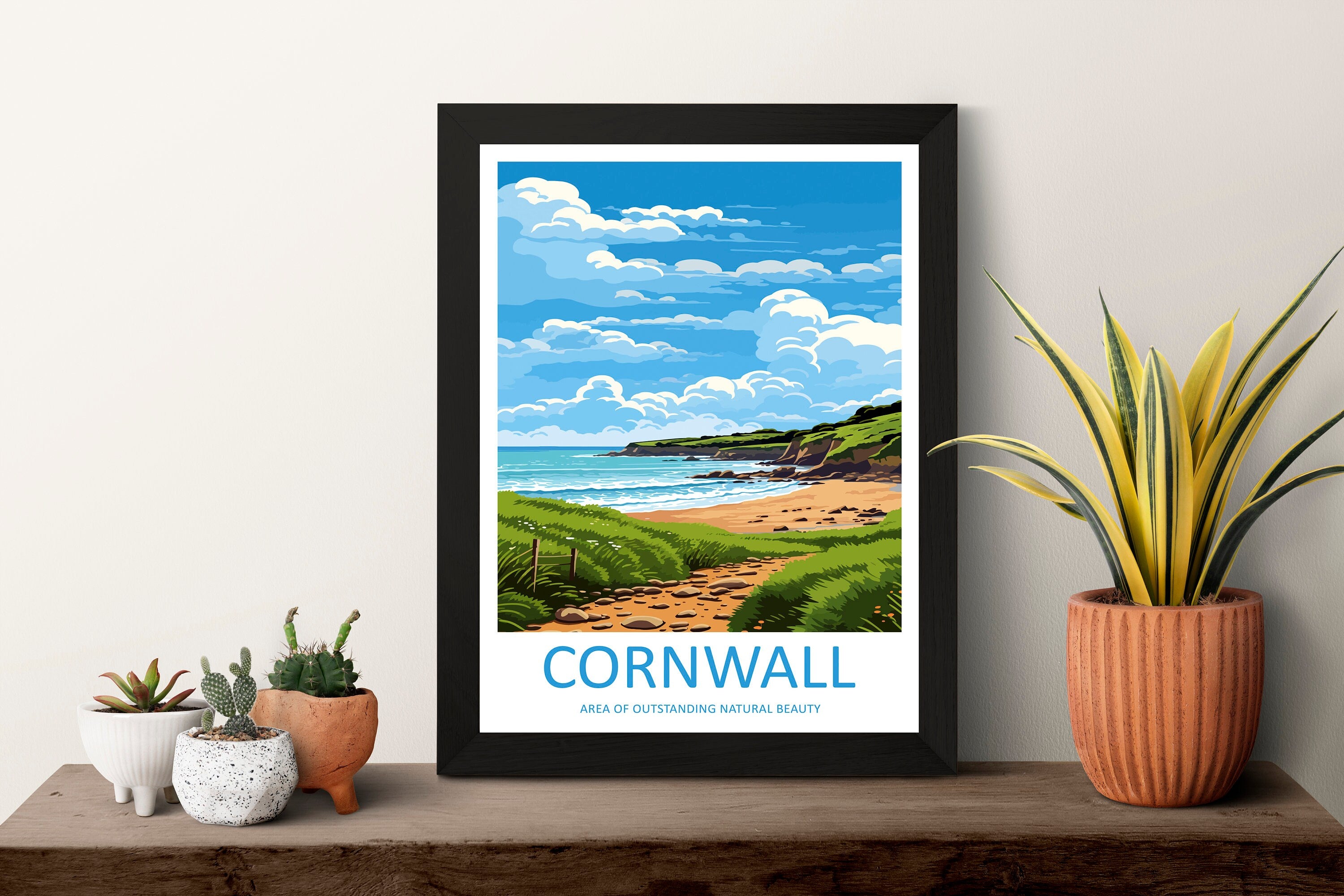 Cornwall Travel Print