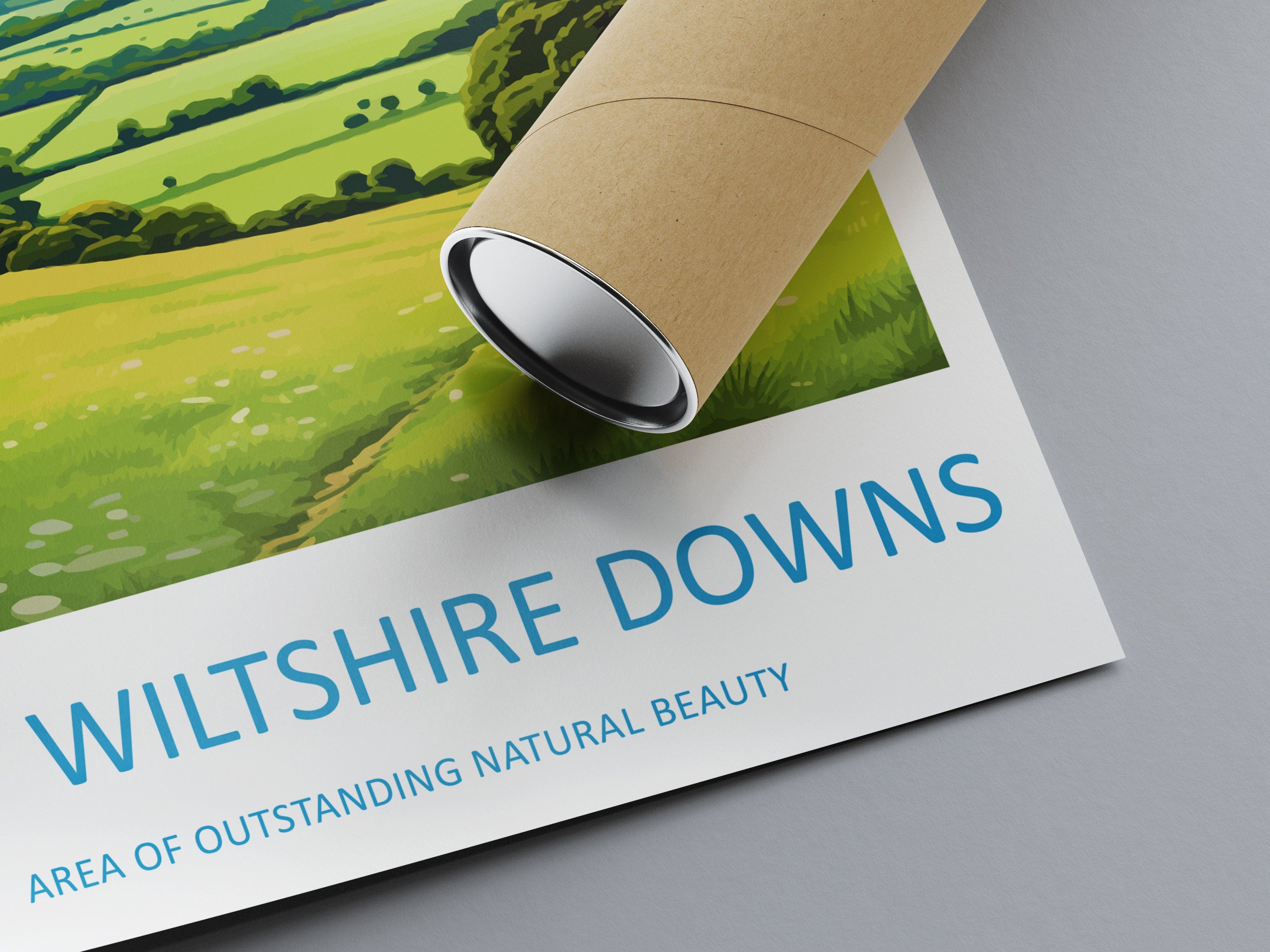 West Wiltshire Downs Travel Print