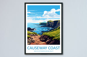 Causeway Coast Travel Print