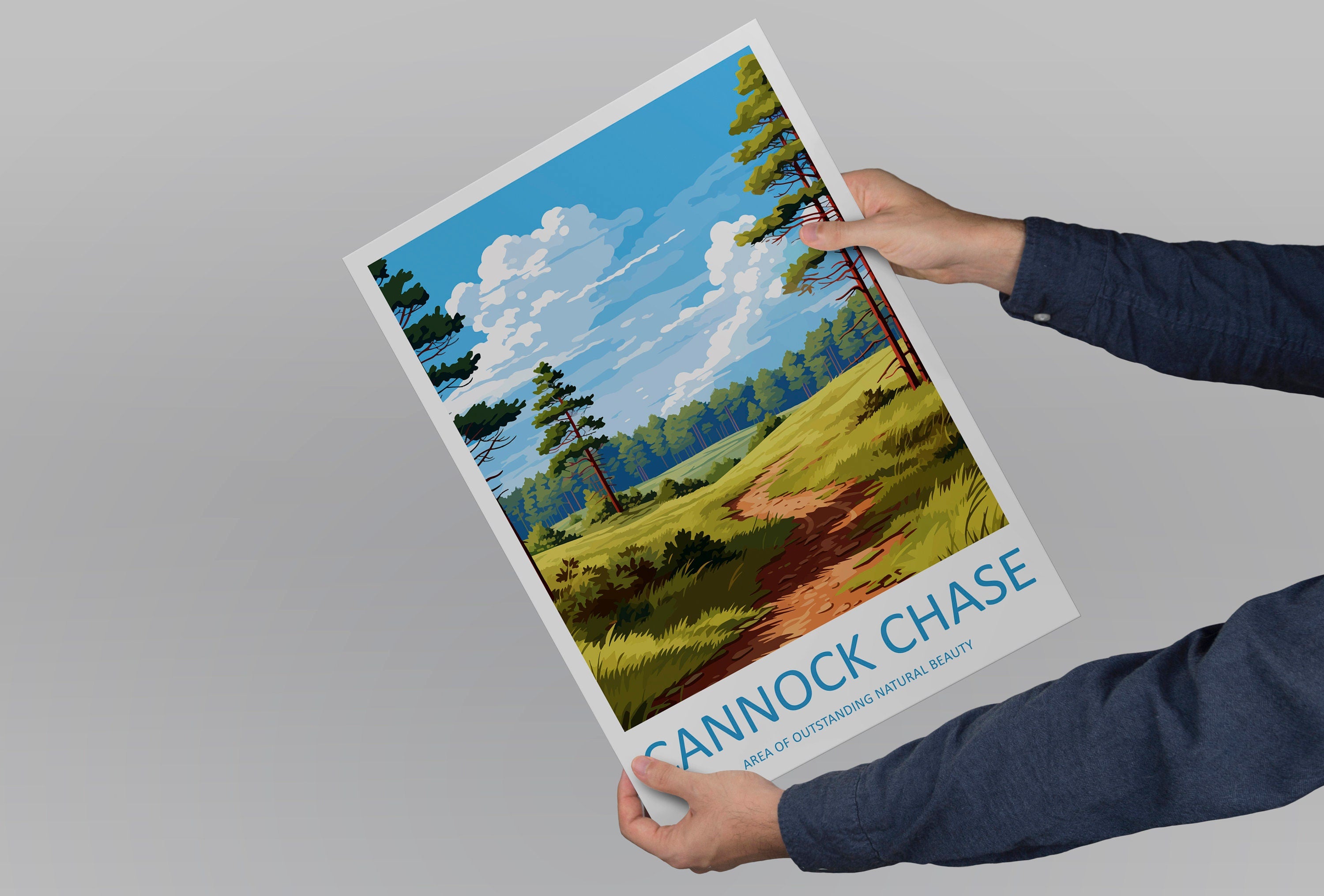 Cannock Chase Travel Print