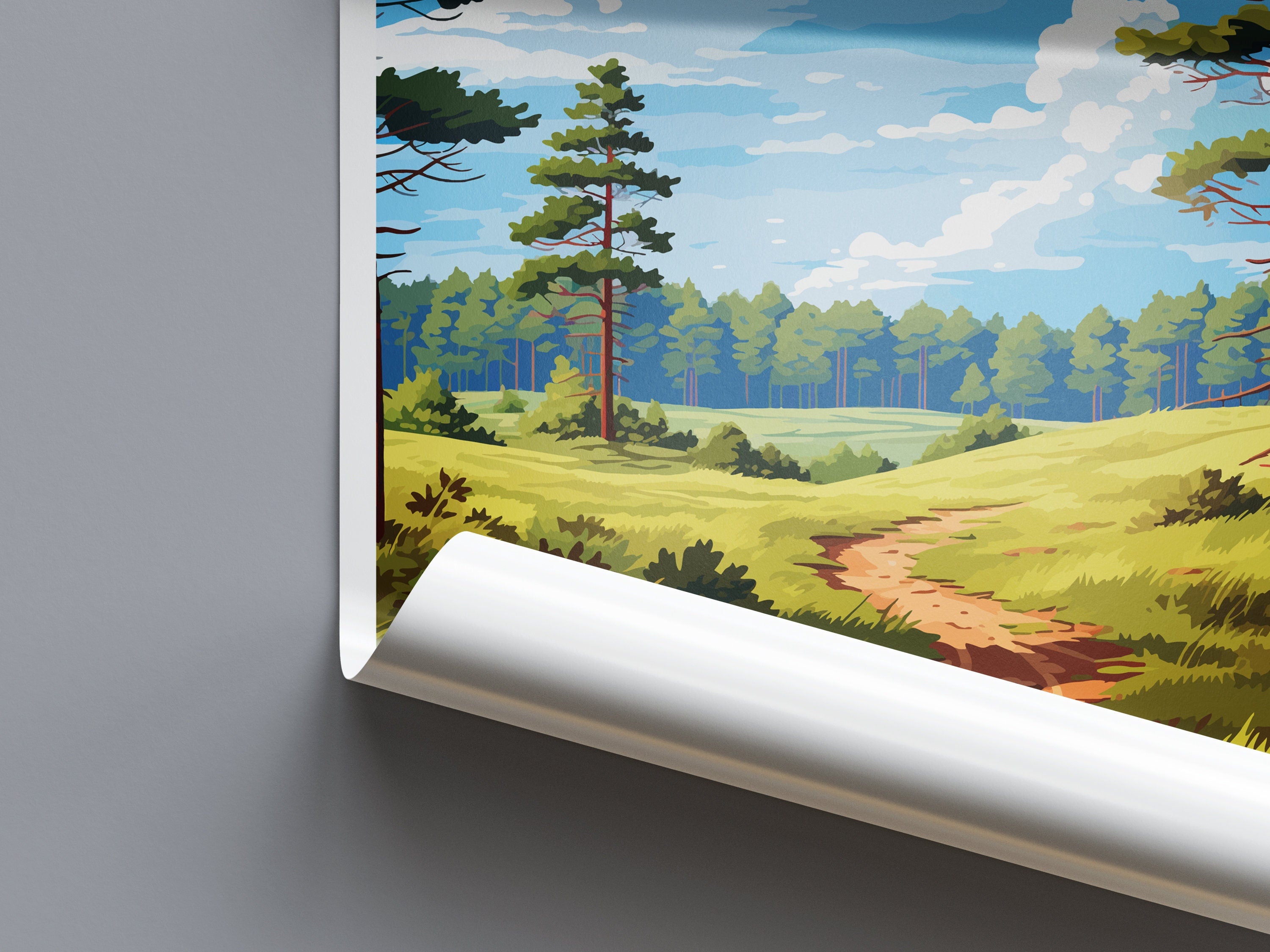 Cannock Chase Travel Print