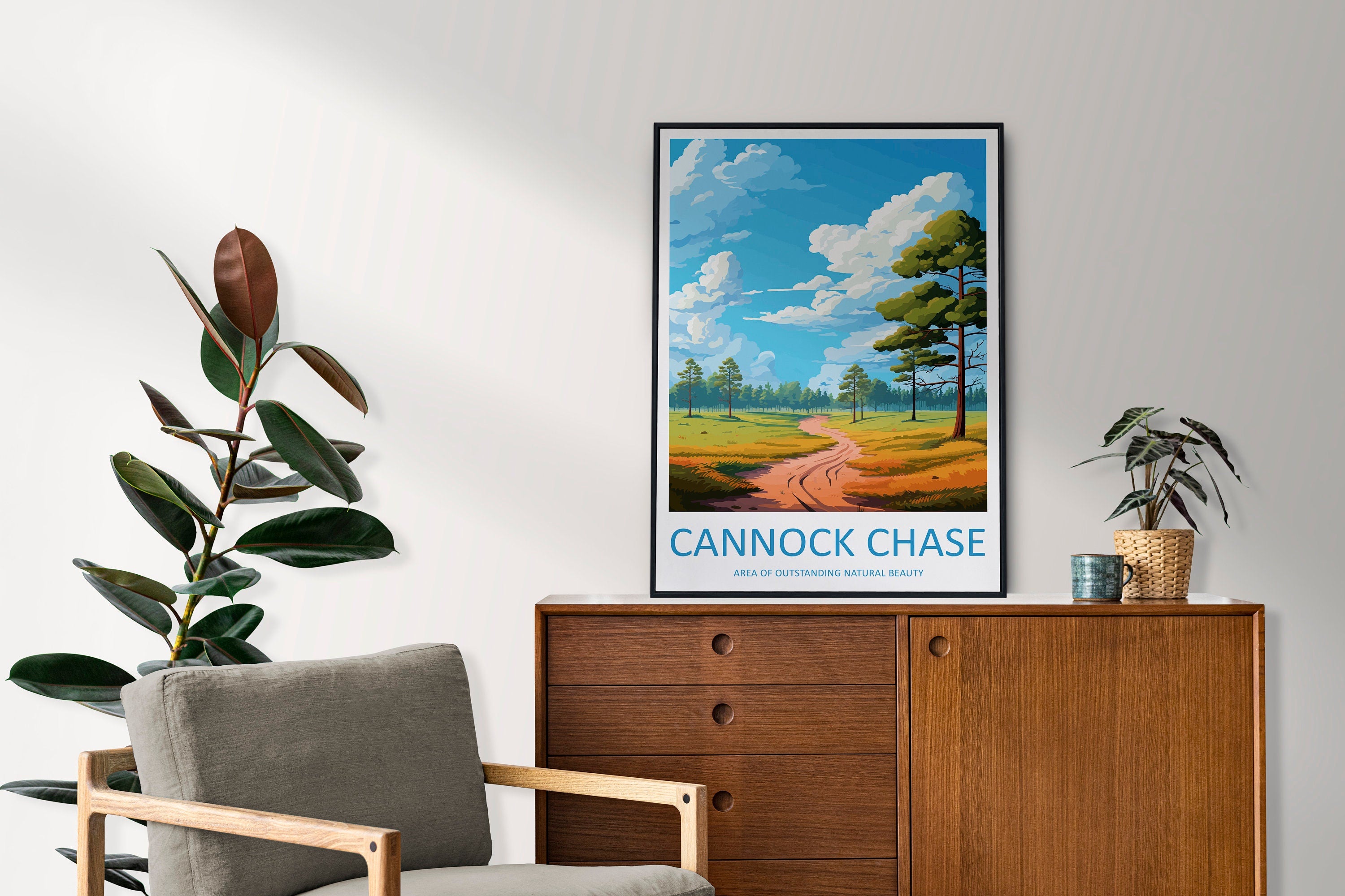 Cannock Chase Travel Print