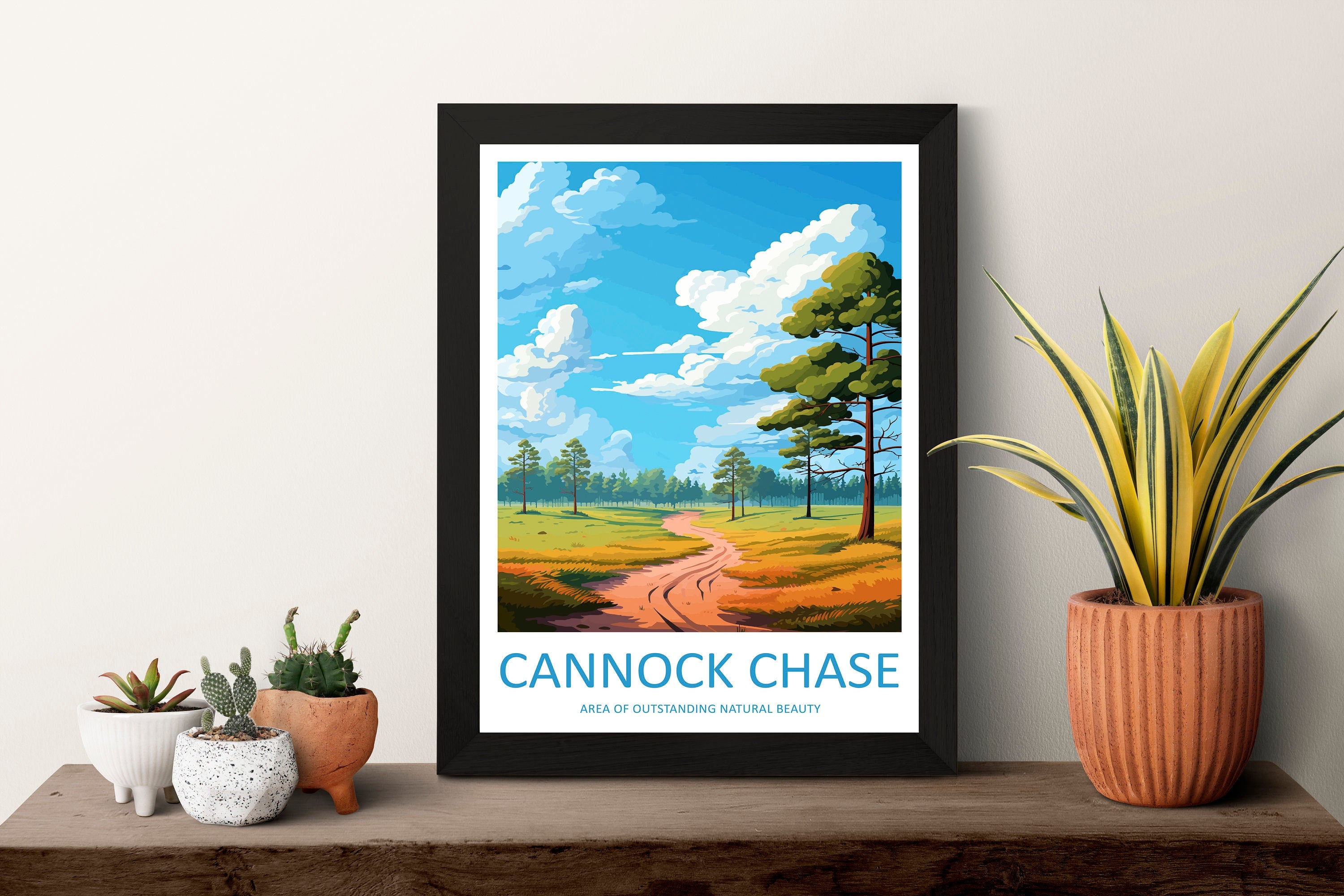 Cannock Chase Travel Print