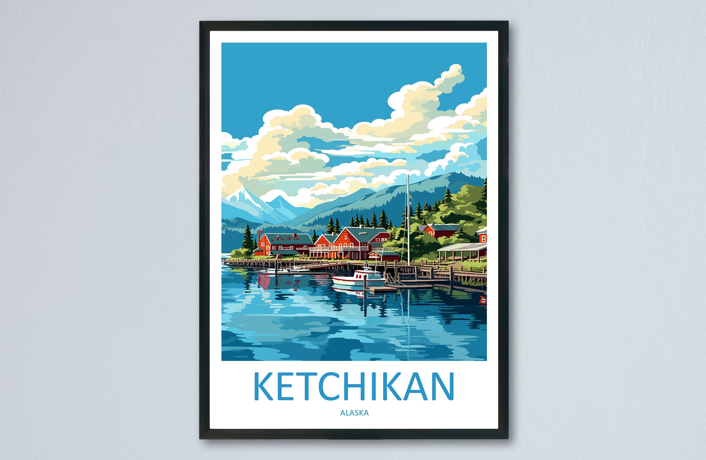 Ketchikan Travel Print