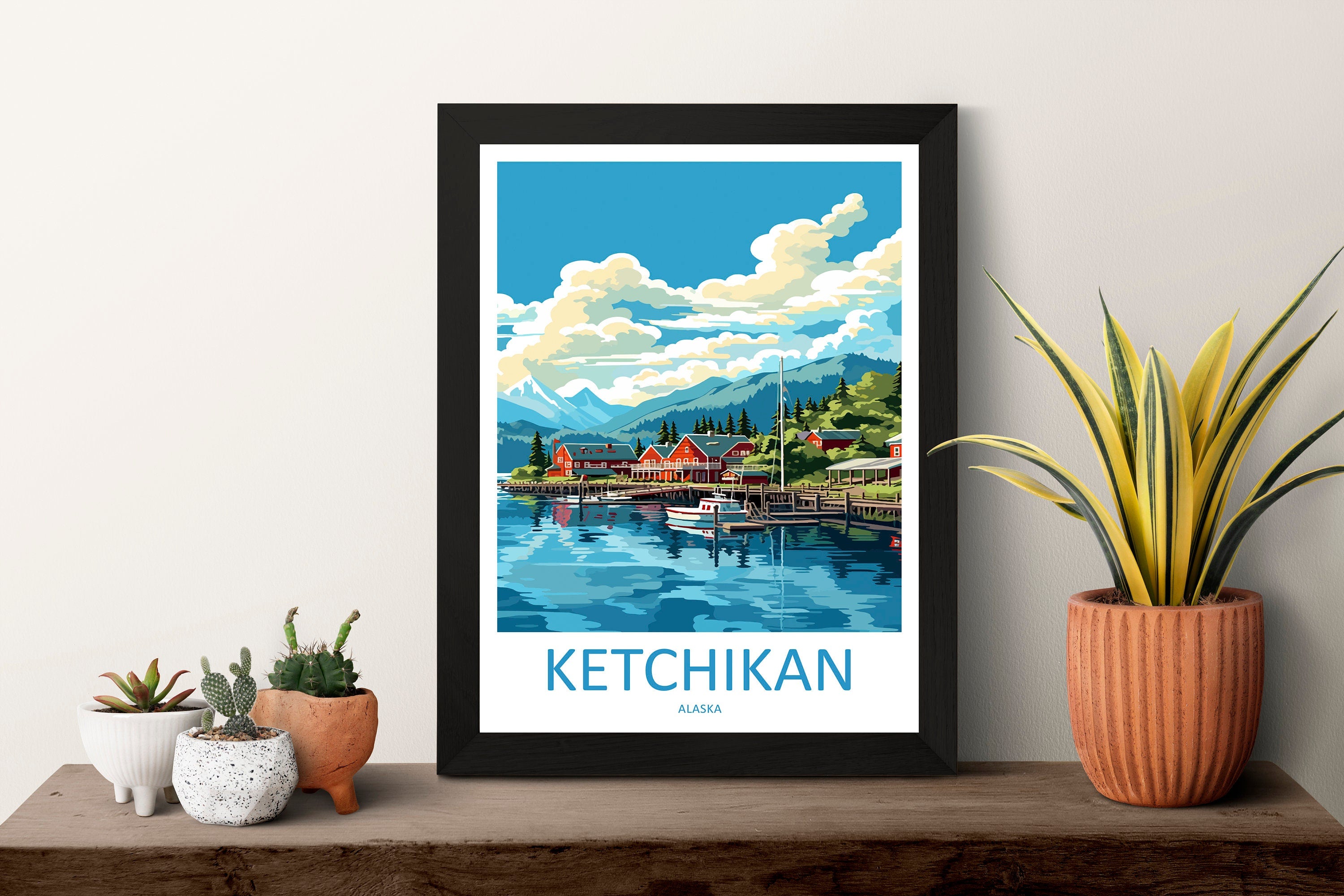 Ketchikan Travel Print