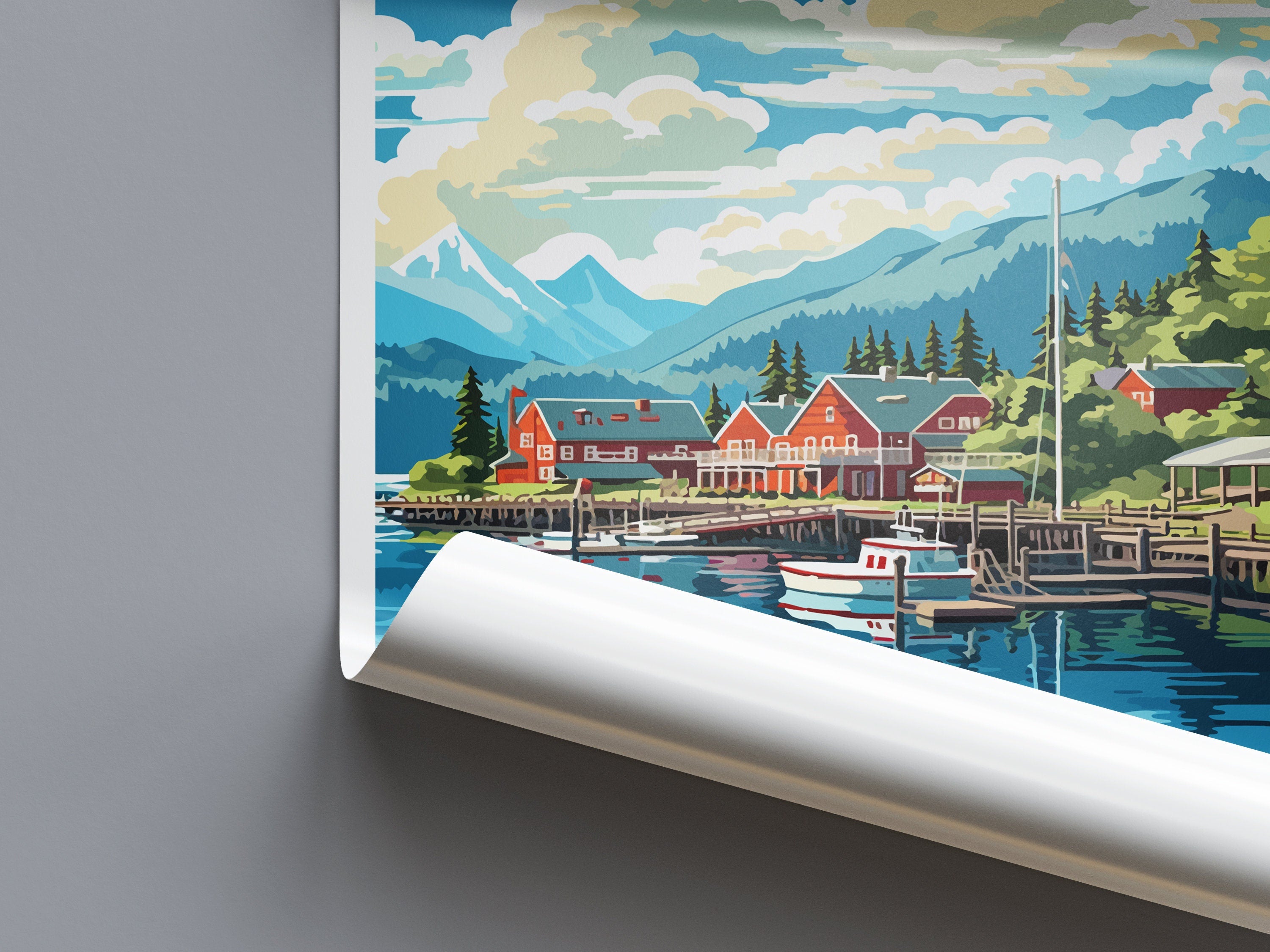 Ketchikan Travel Print