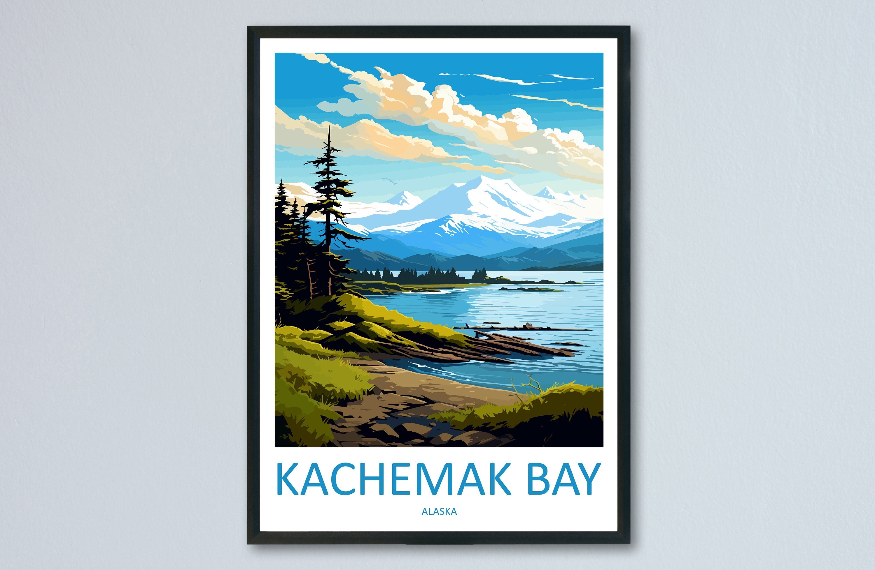 Kachemak Bay Travel Print