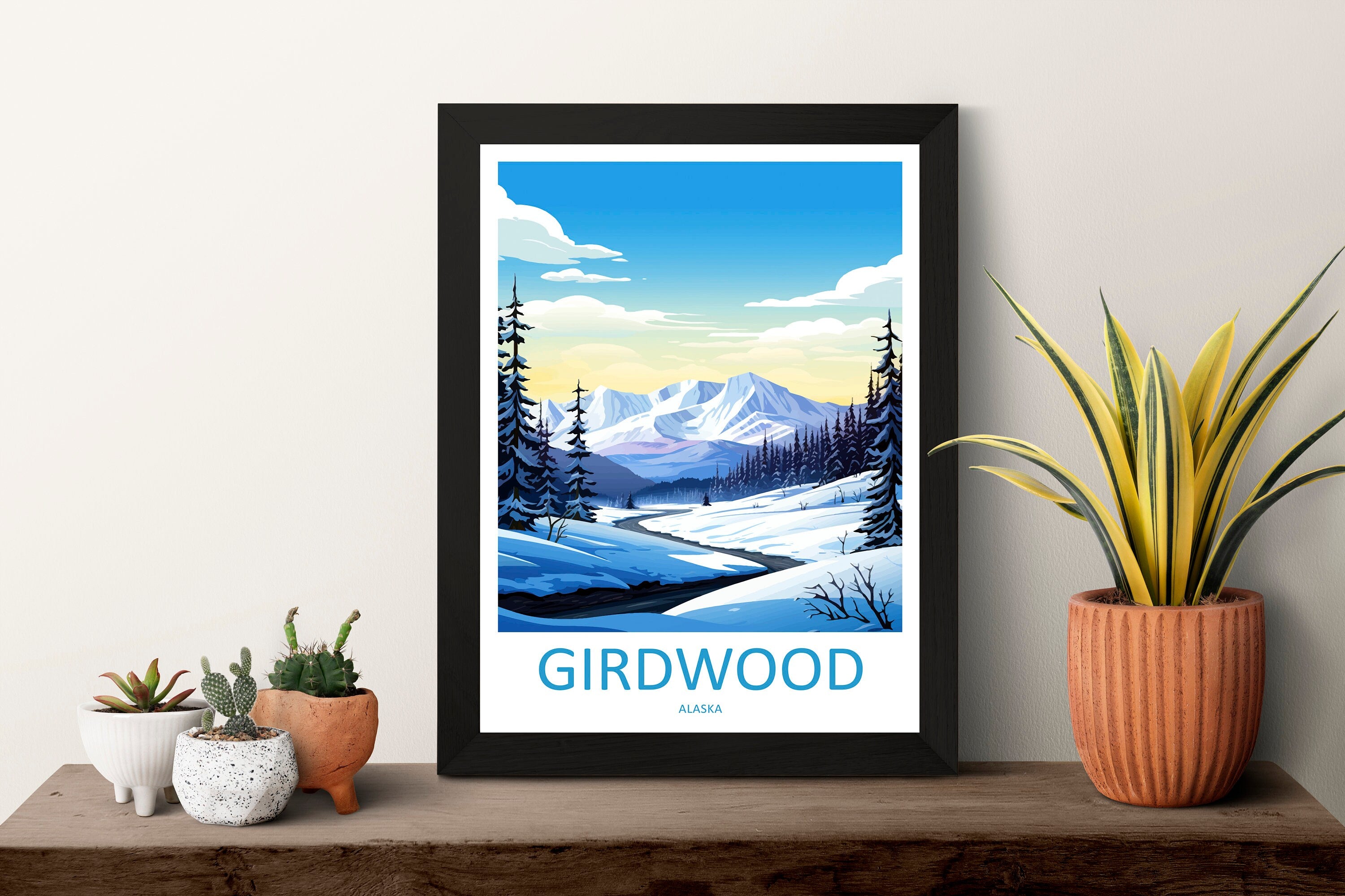 Girdwood Travel Print