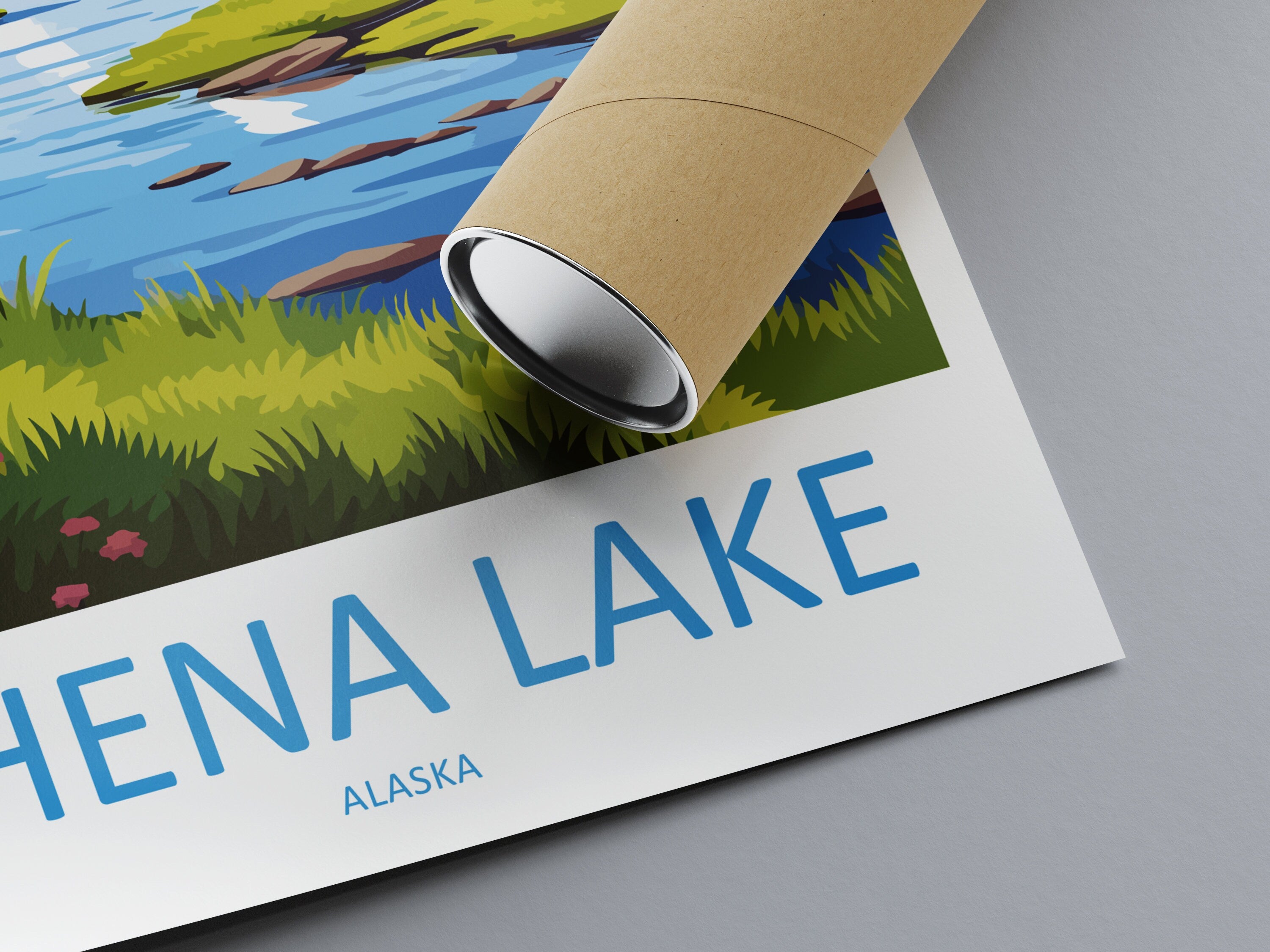 Chena Lake Travel Print