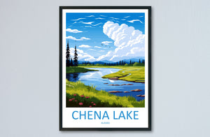 Chena Lake Travel Print