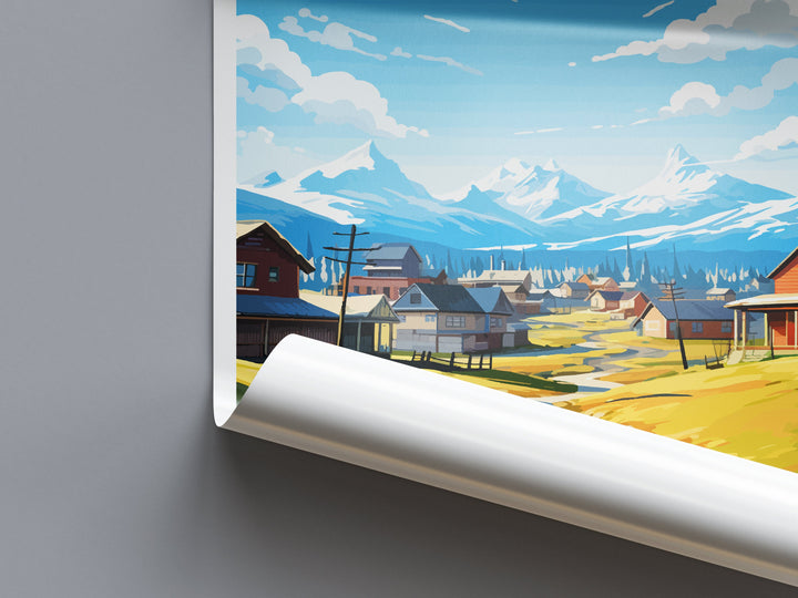 Bethel Travel Print Wall Art Bethel Wall Hanging Home Décor Bethel Gift Art Lovers Alaska Art Lover Gift Bethel Gift