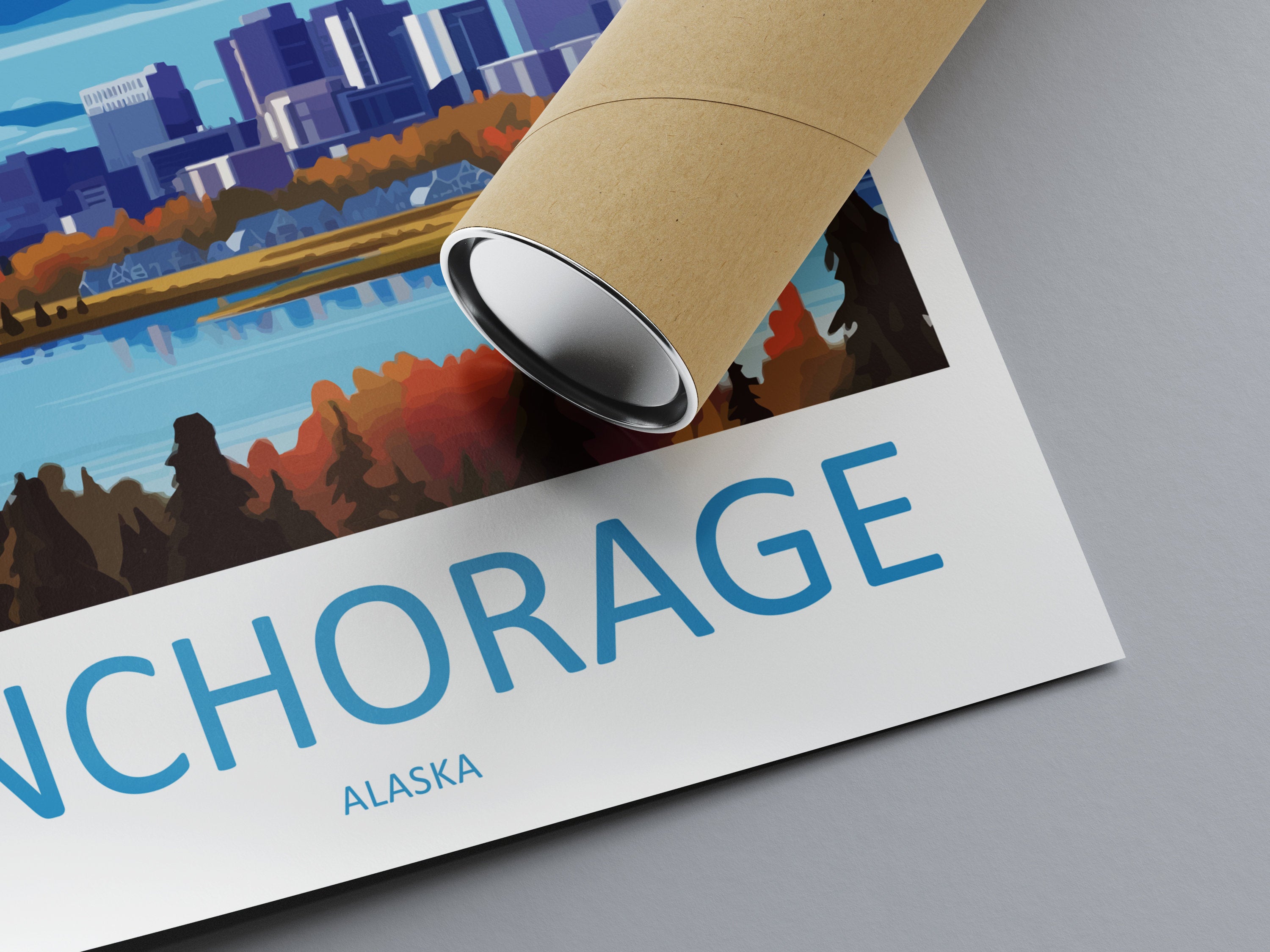 Anchorage Travel Print