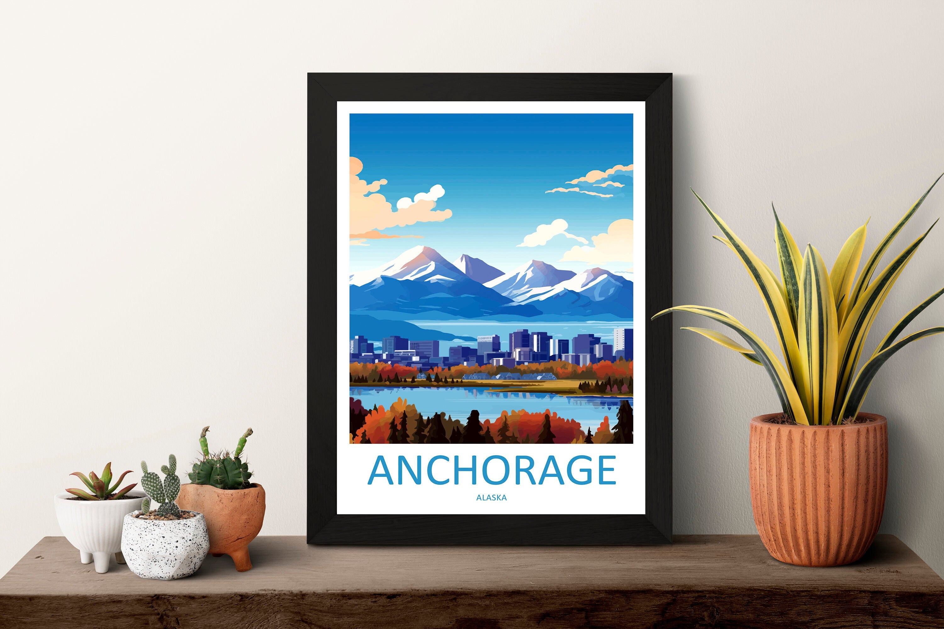 Anchorage Travel Print