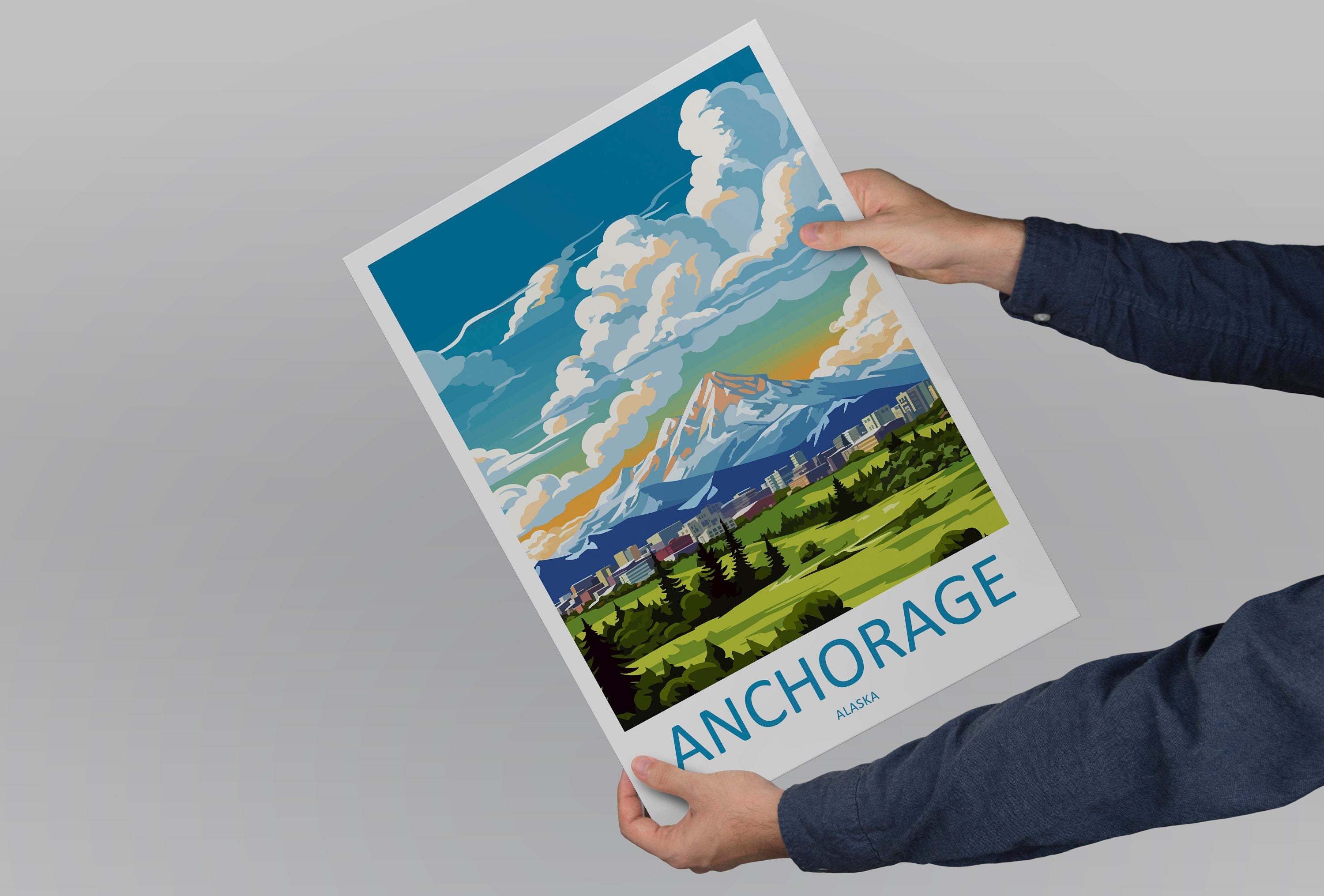 Anchorage Travel Print