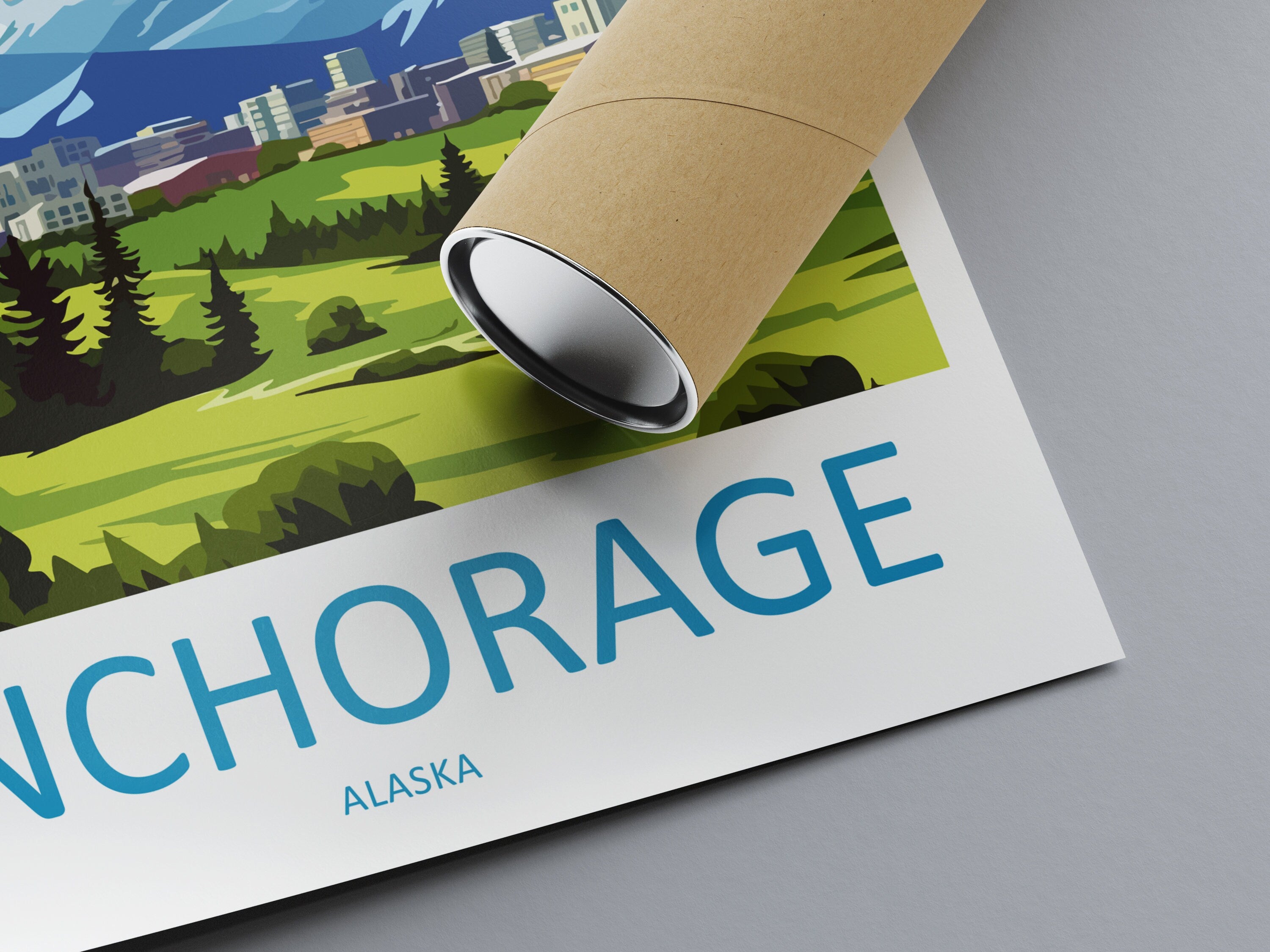 Anchorage Travel Print