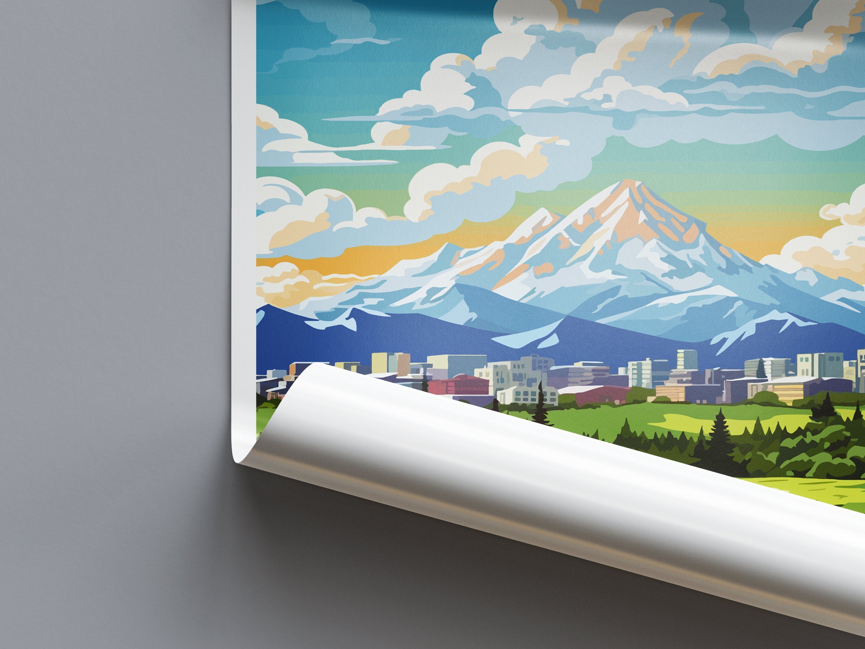 Anchorage Travel Print