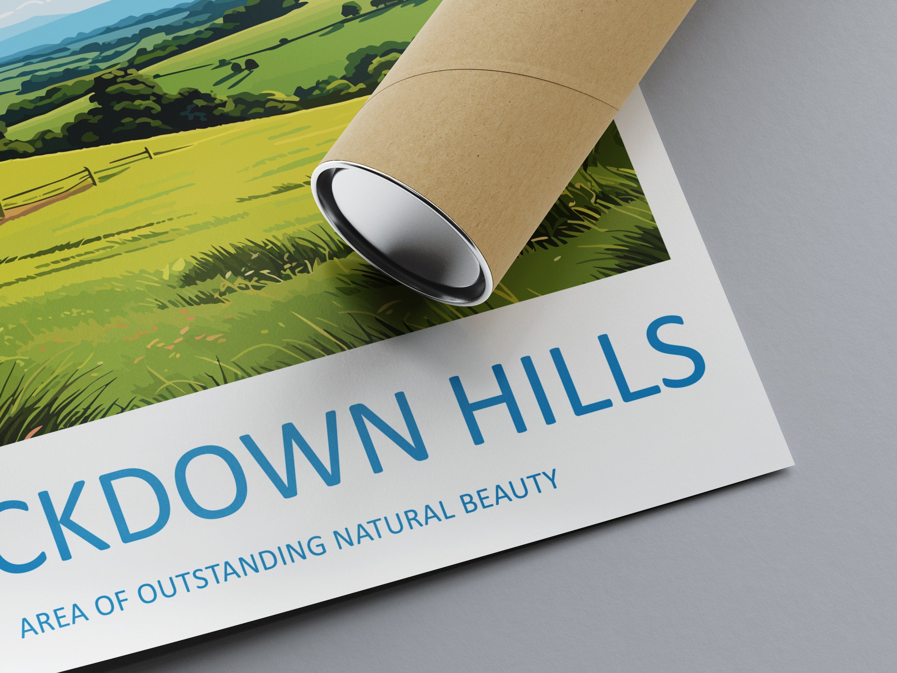 Blackdown Hills Travel Print