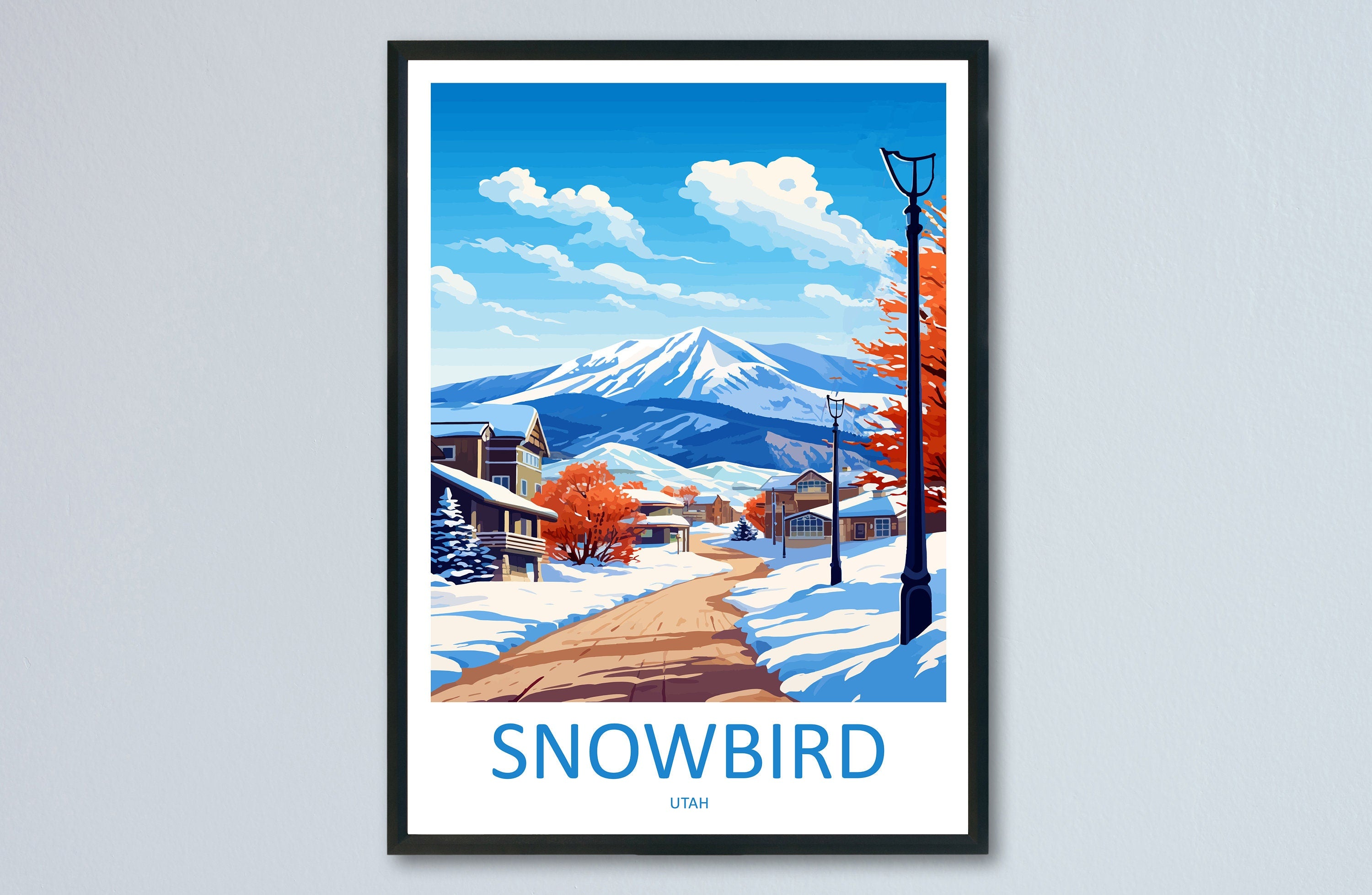 Snowbird Travel Print