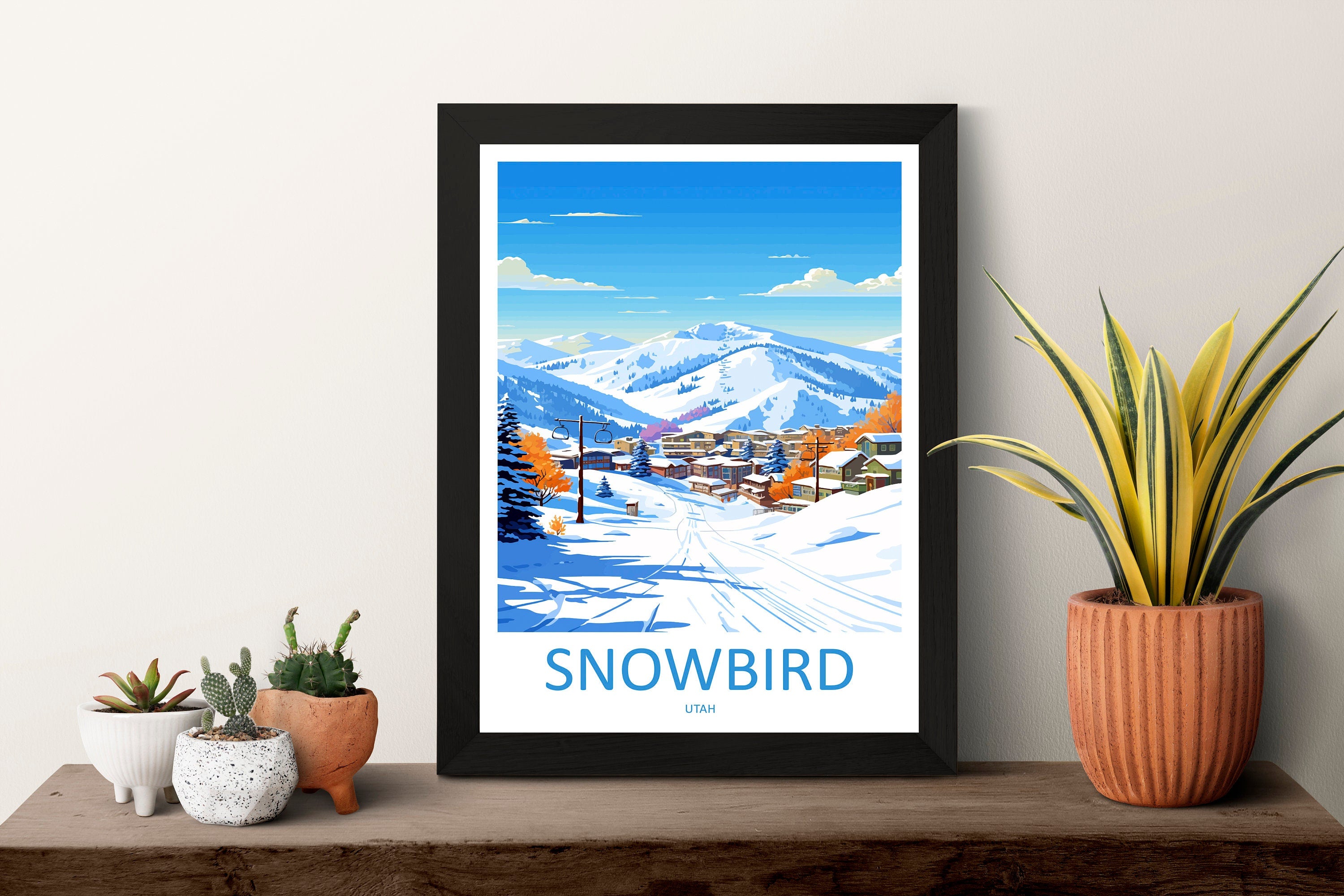 Snowbird Travel Print