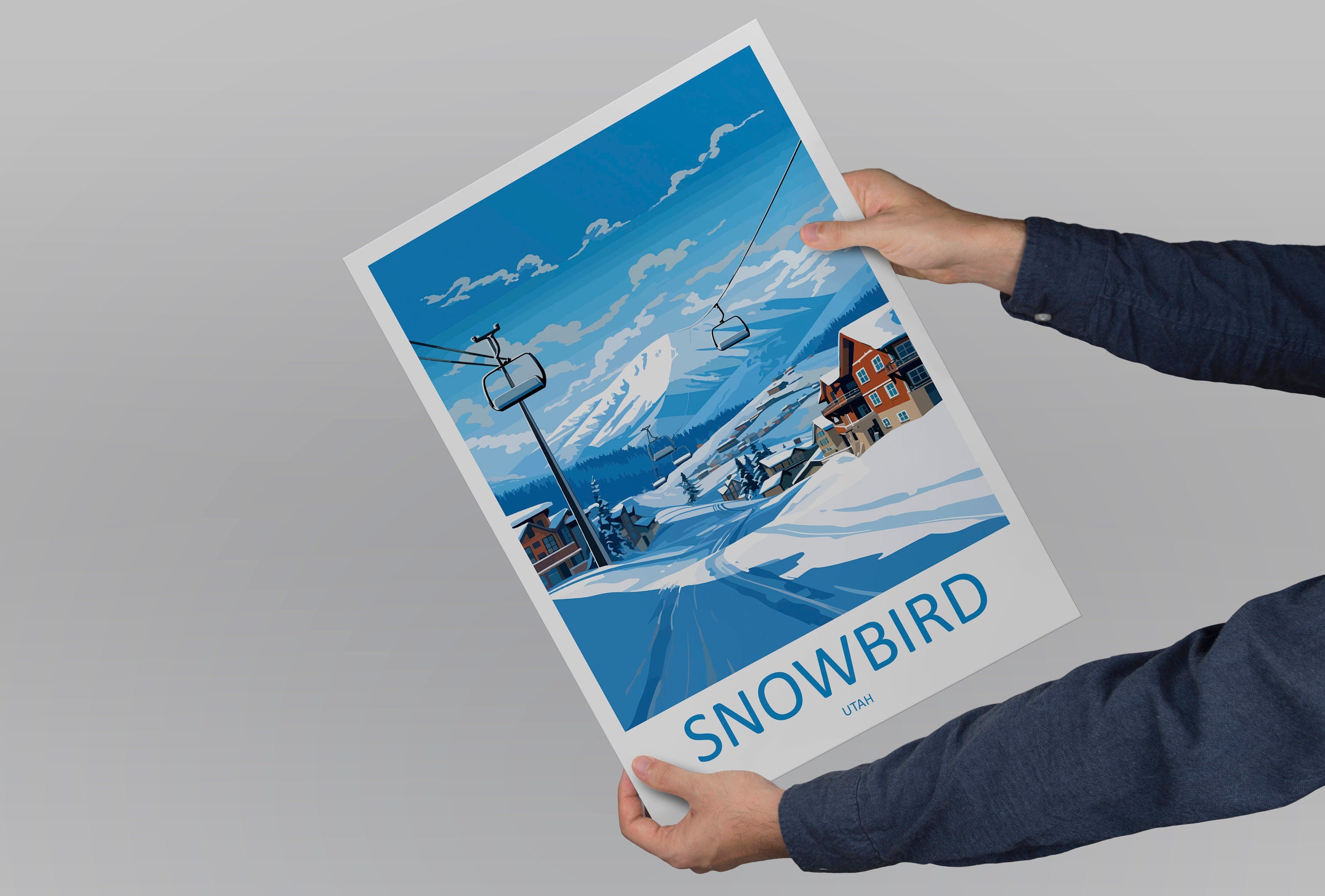 Snowbird Travel Print