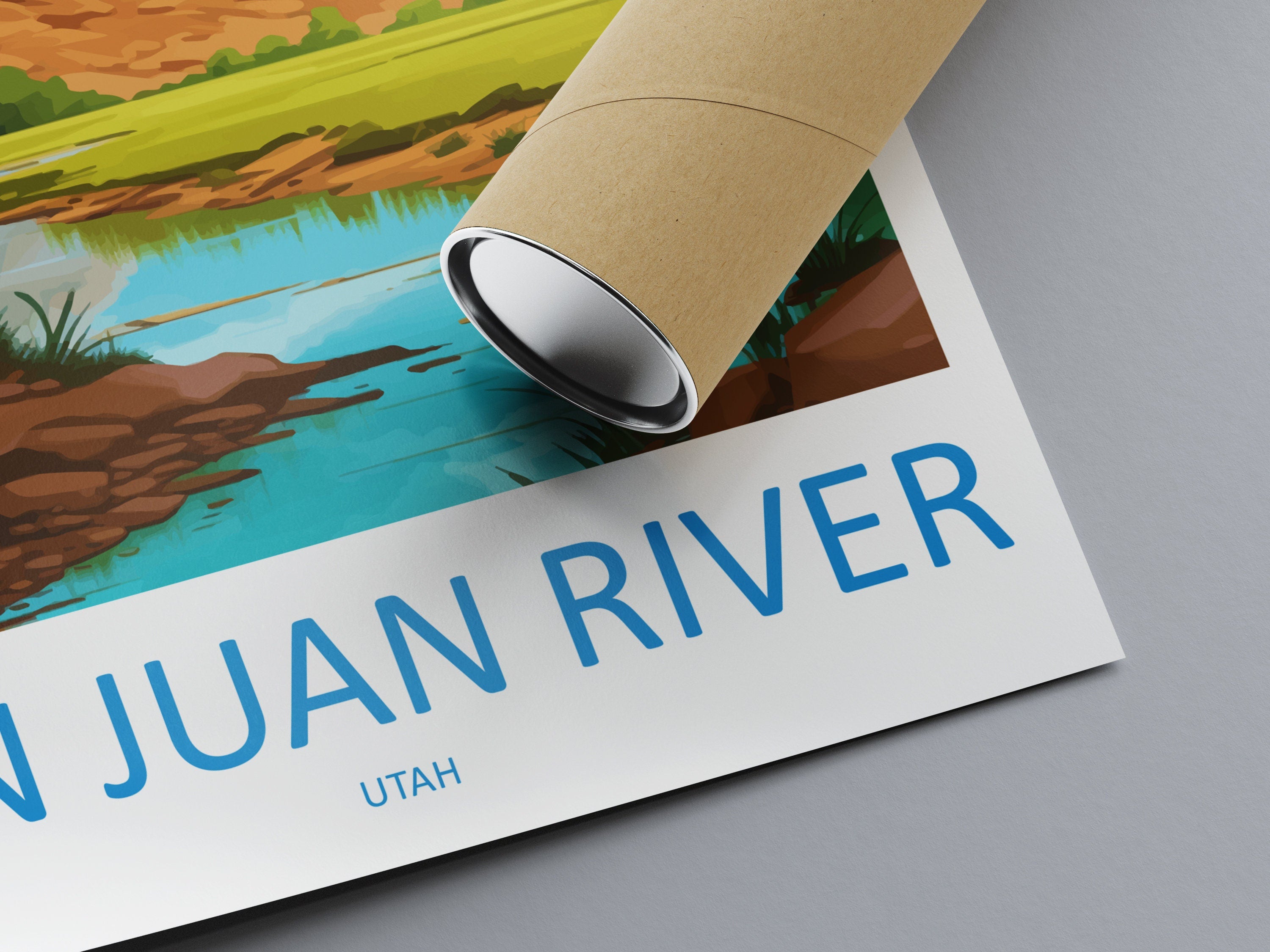 San Juan River Travel Print