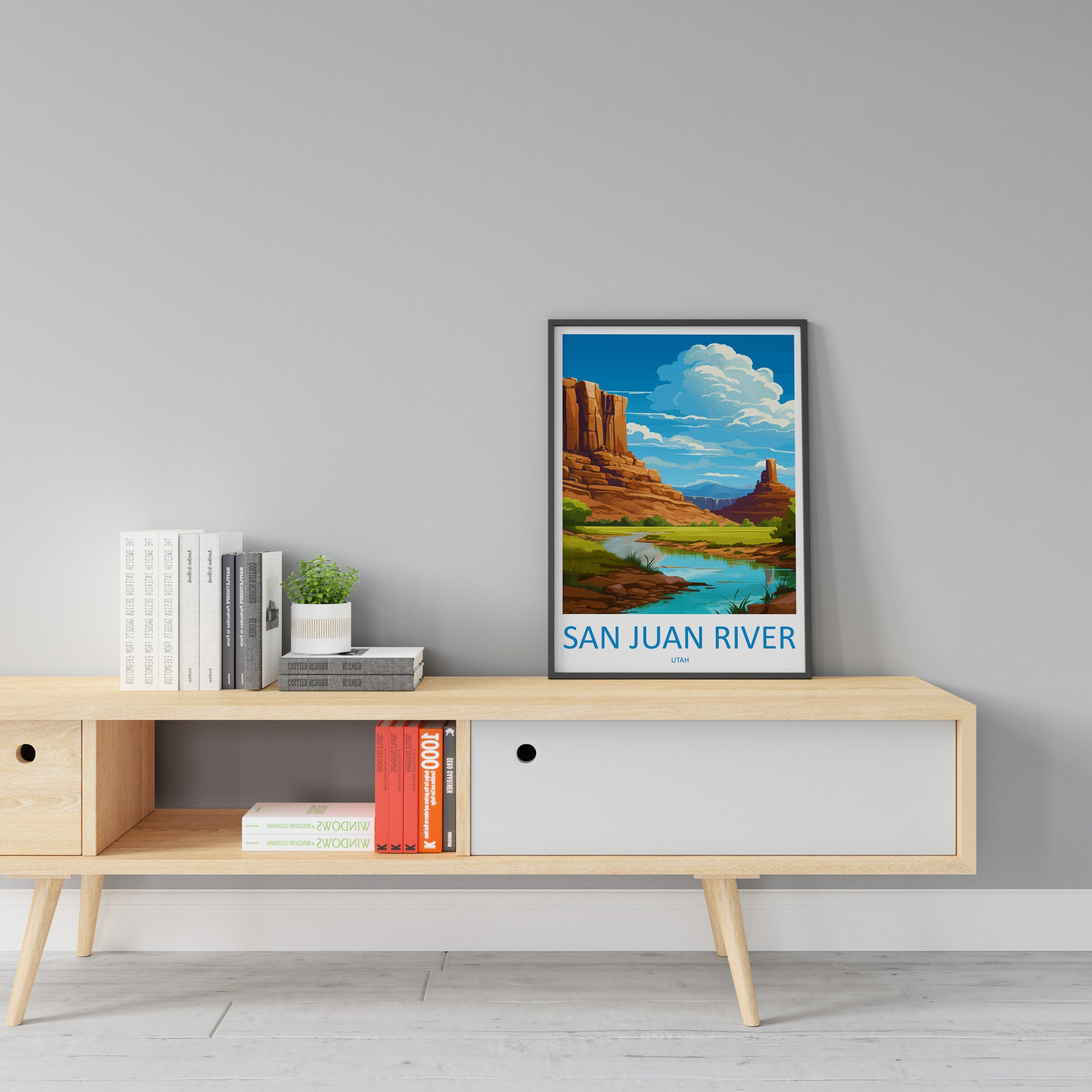 San Juan River Travel Print