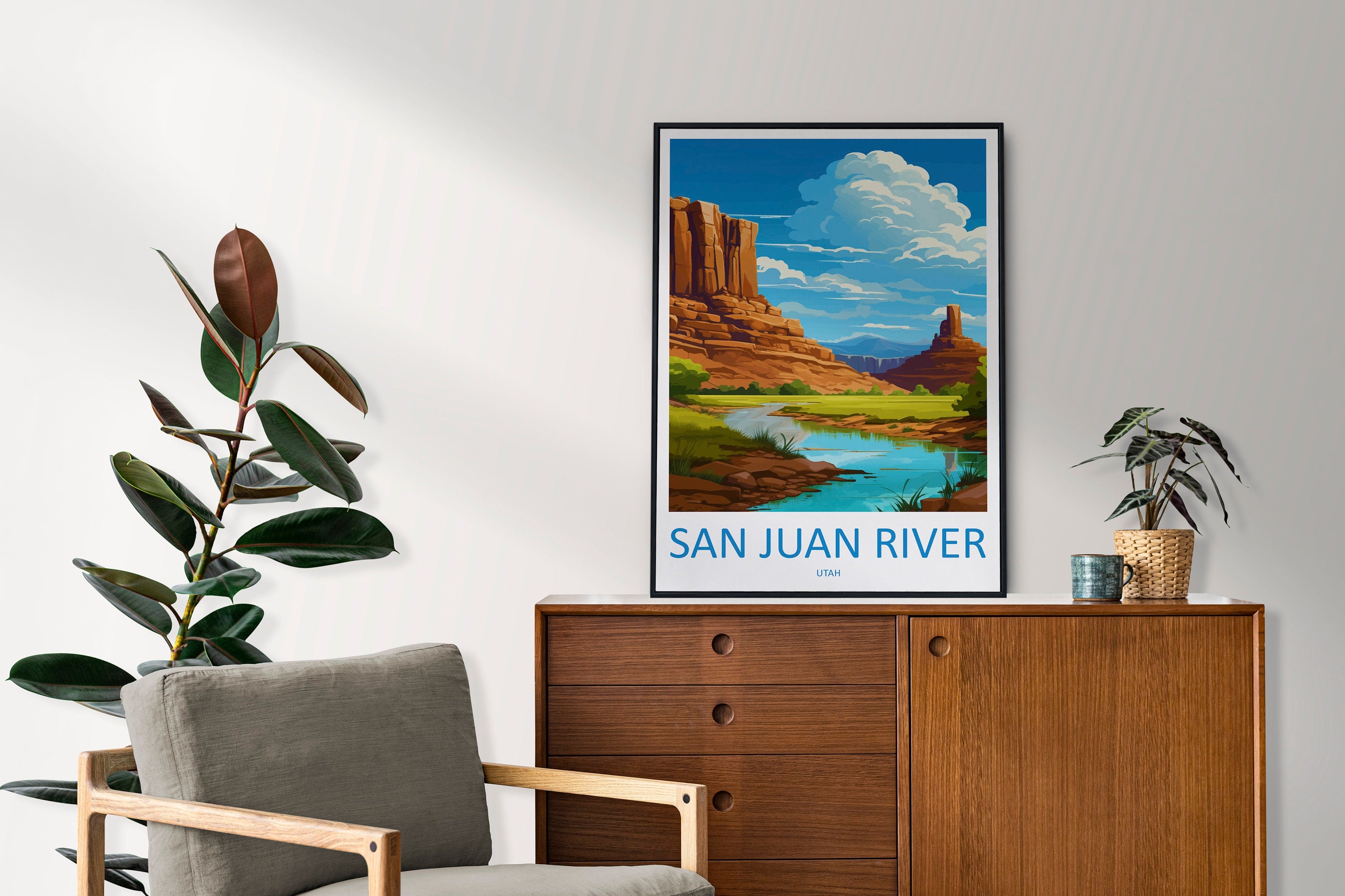 San Juan River Travel Print