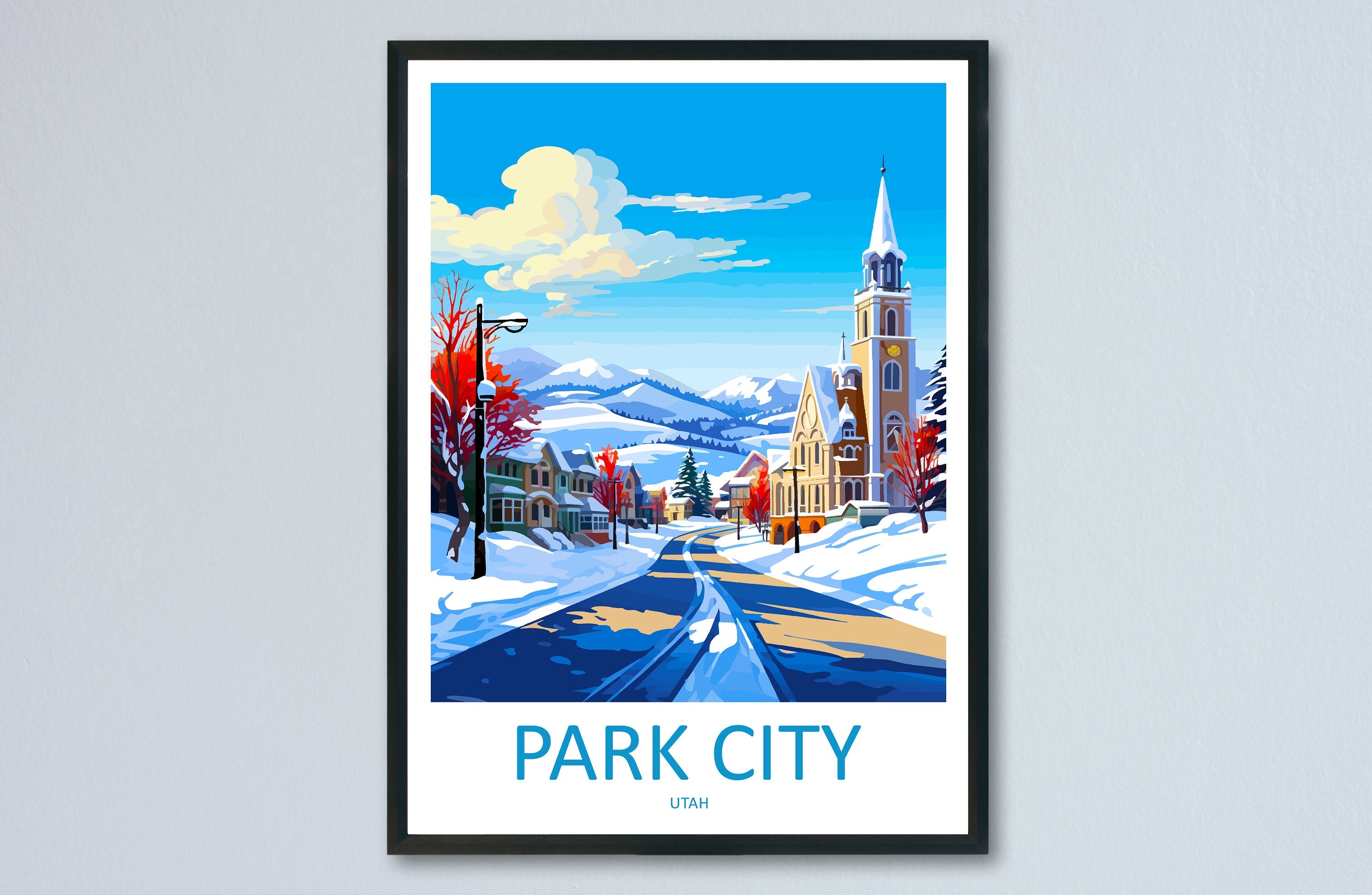 Park City Travel Print