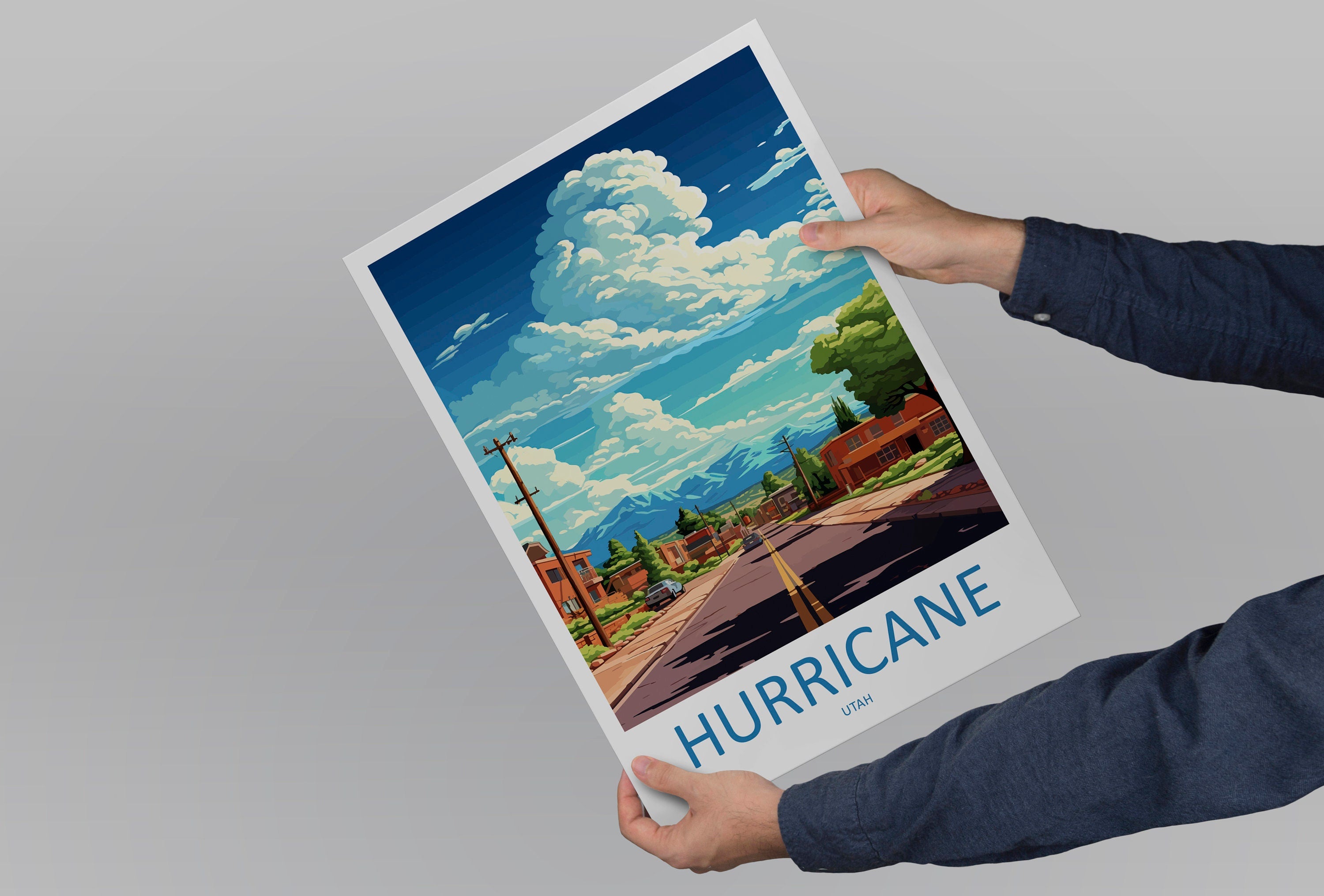 Hurricane Travel Print