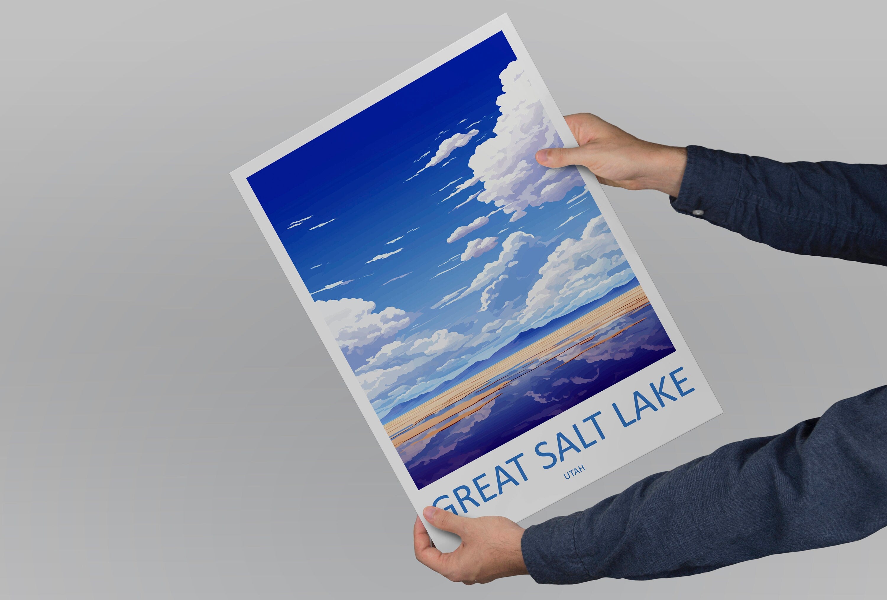 Great Salt Lake Travel Print