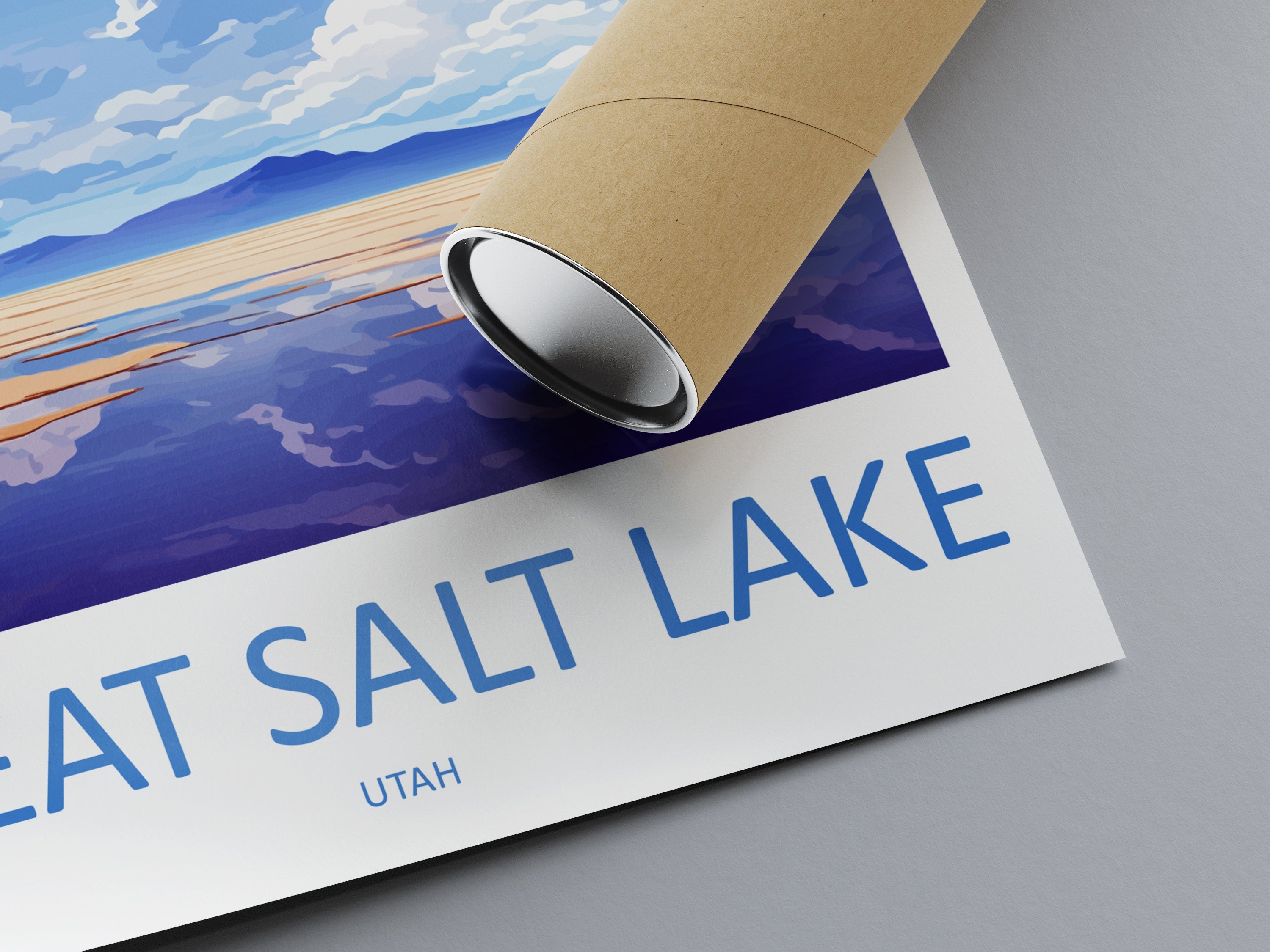 Great Salt Lake Travel Print