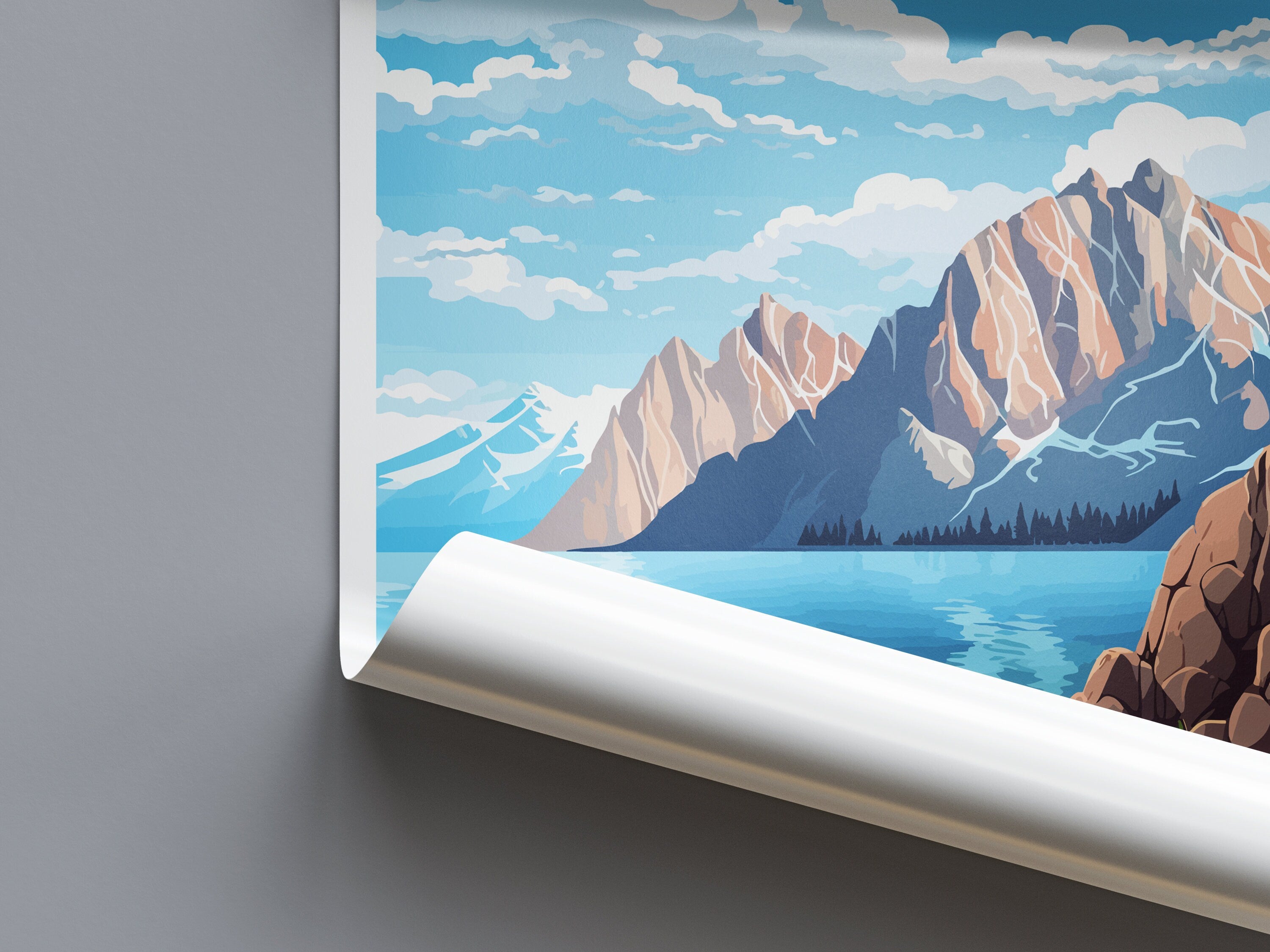 Kenai Fjords National Park Travel Print