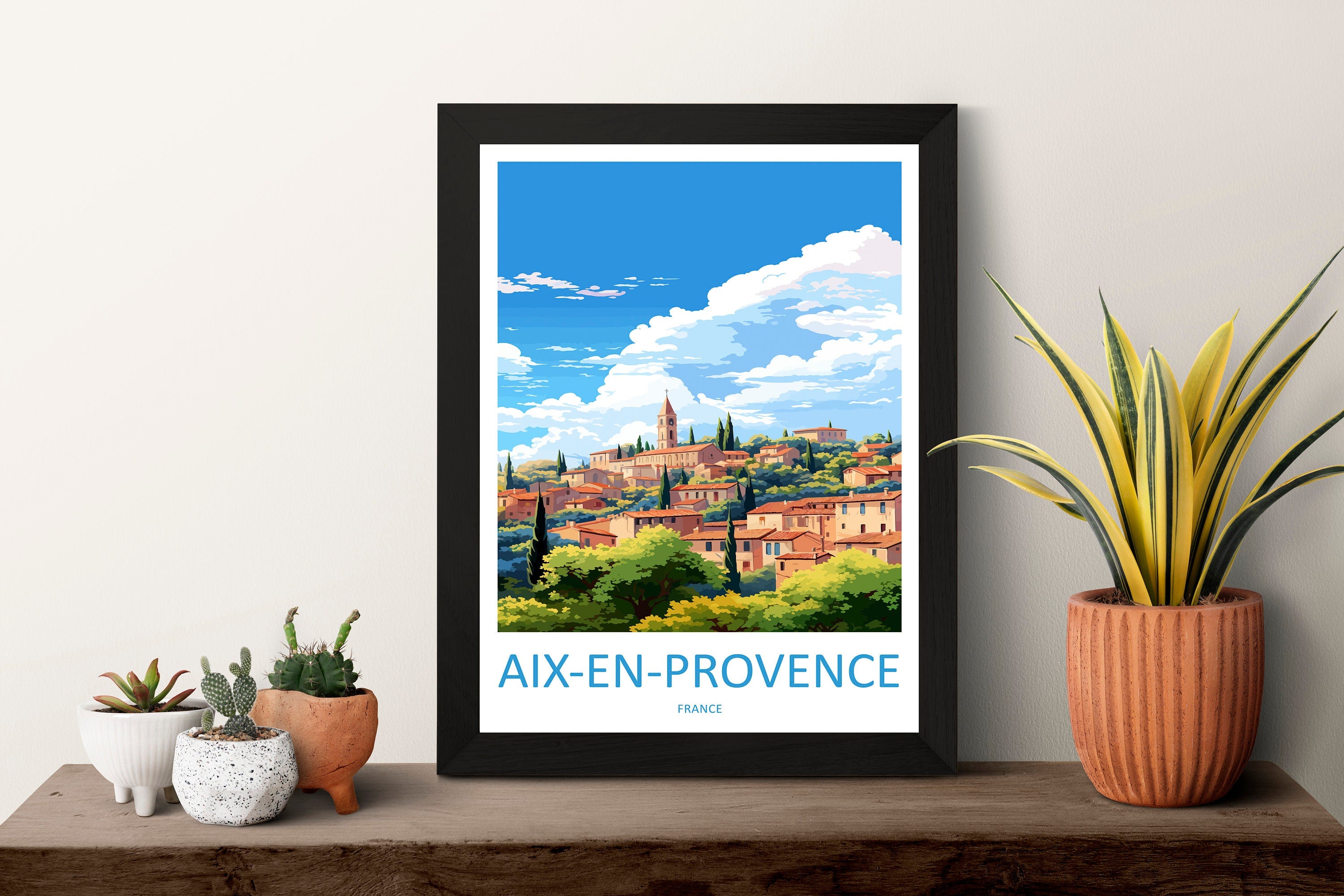 Aix En Provence Travel Print