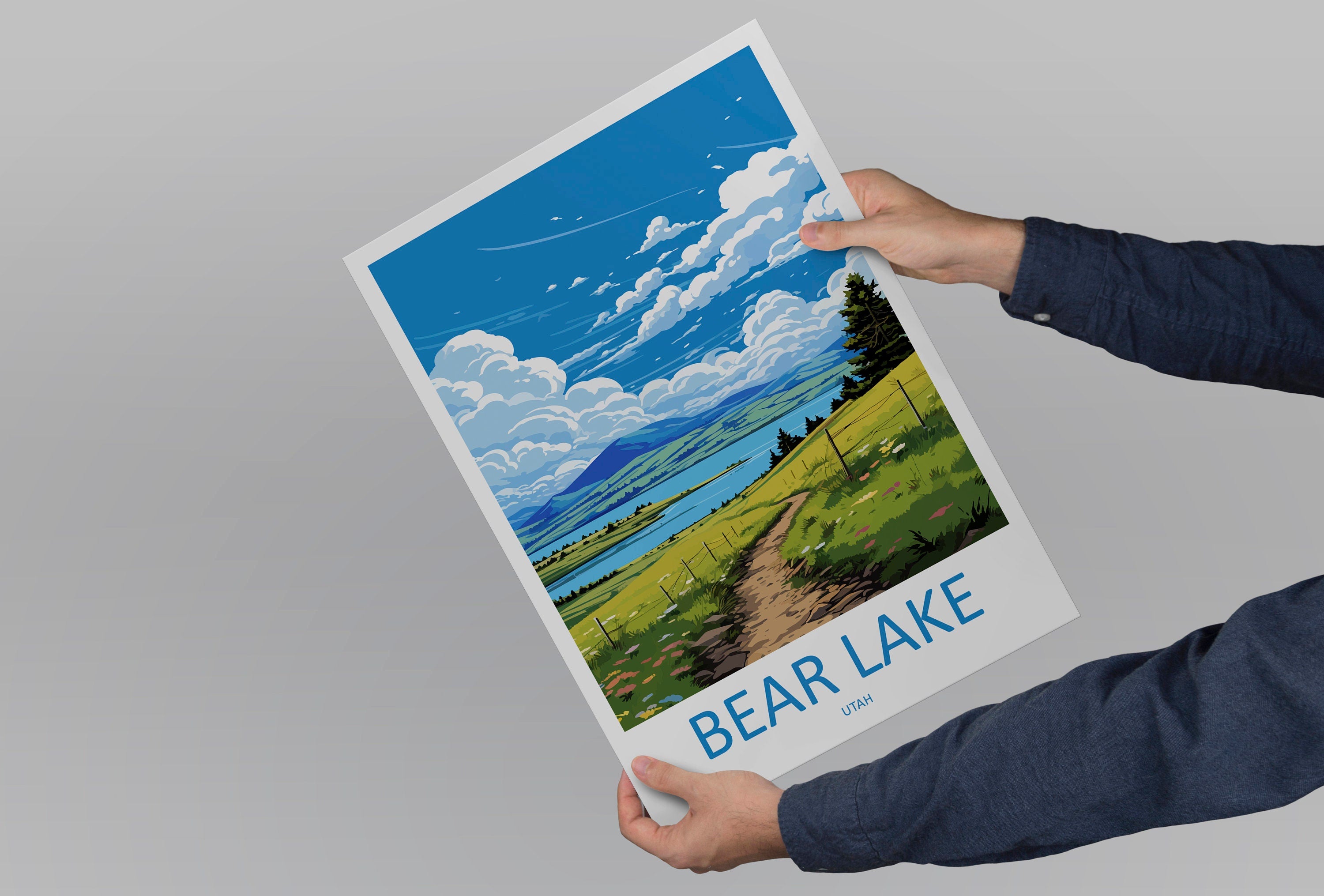 Bear Lake Travel Print