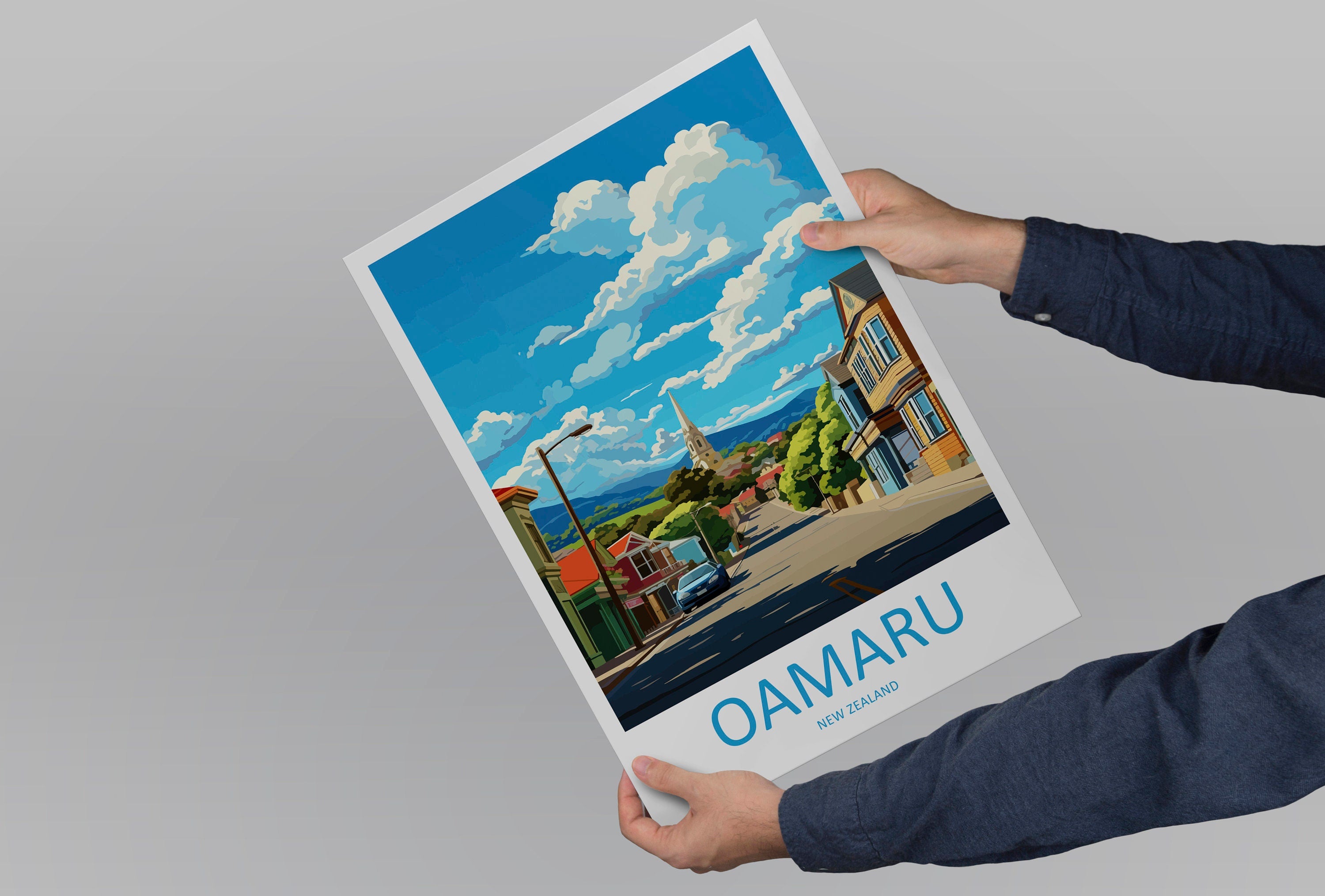 Oamaru Travel Print