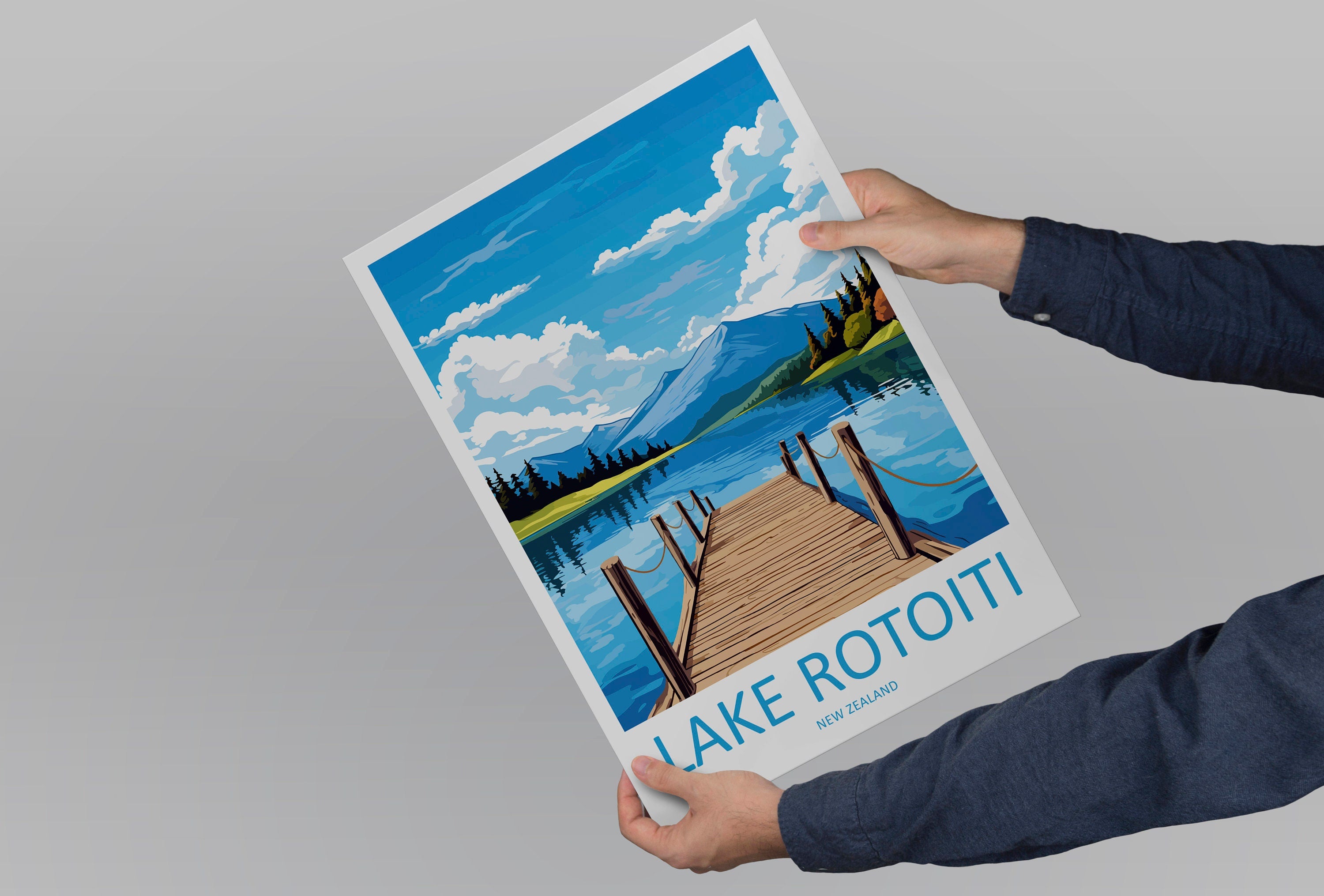 Lake Rotoiti Travel Print