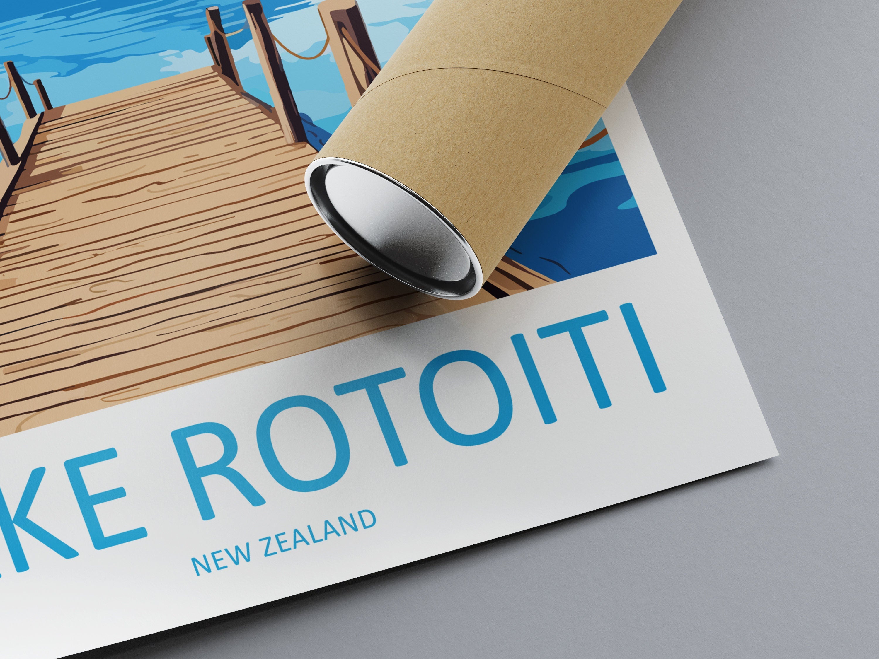 Lake Rotoiti Travel Print