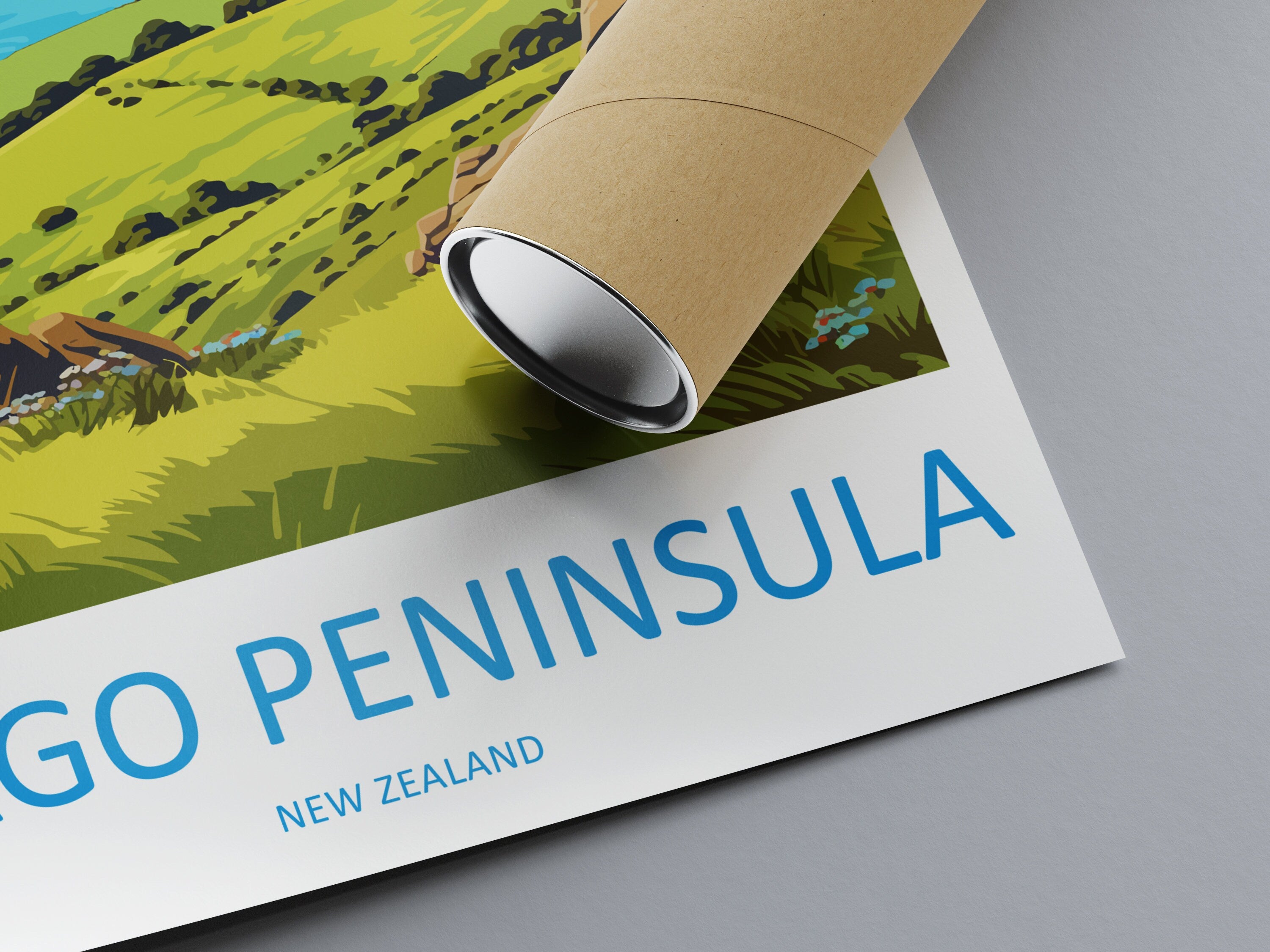 Otago Peninsula Travel Print